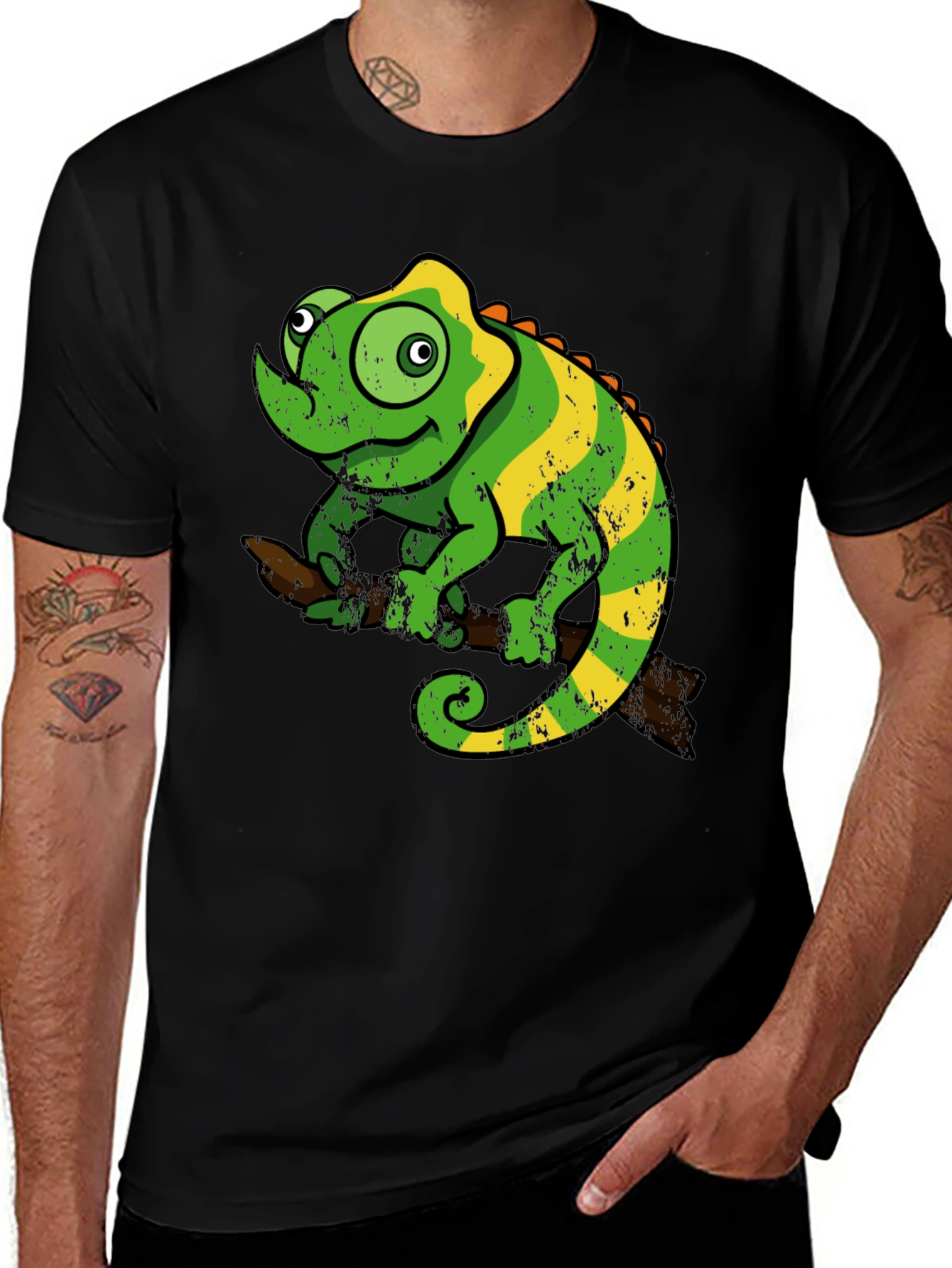 Variant 12 of Chameleon Graphic Tee - Fun Reptile T-Shirt