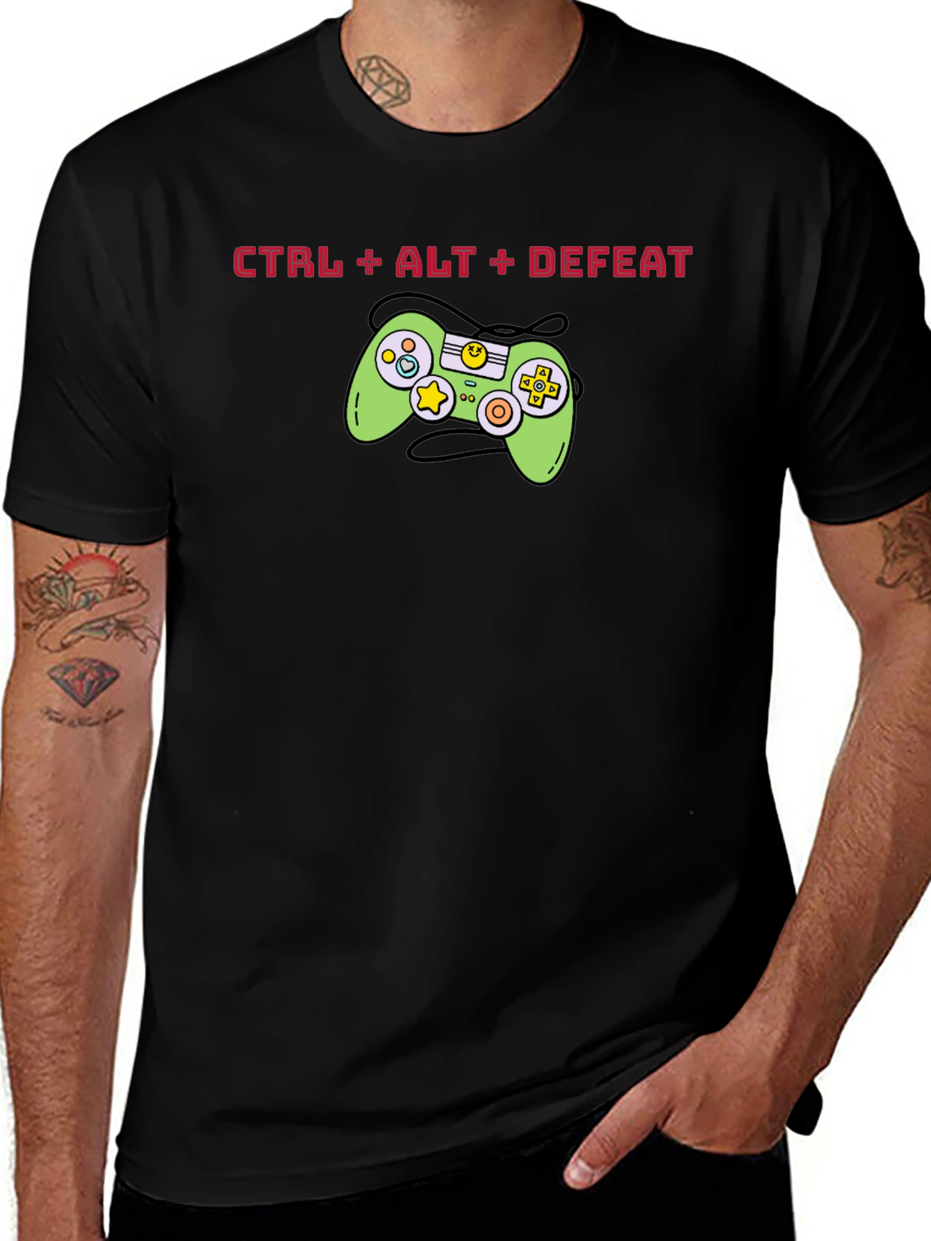 Variant 24 of Ctrl Alt Defeat T-Shirt - Gamer Tee