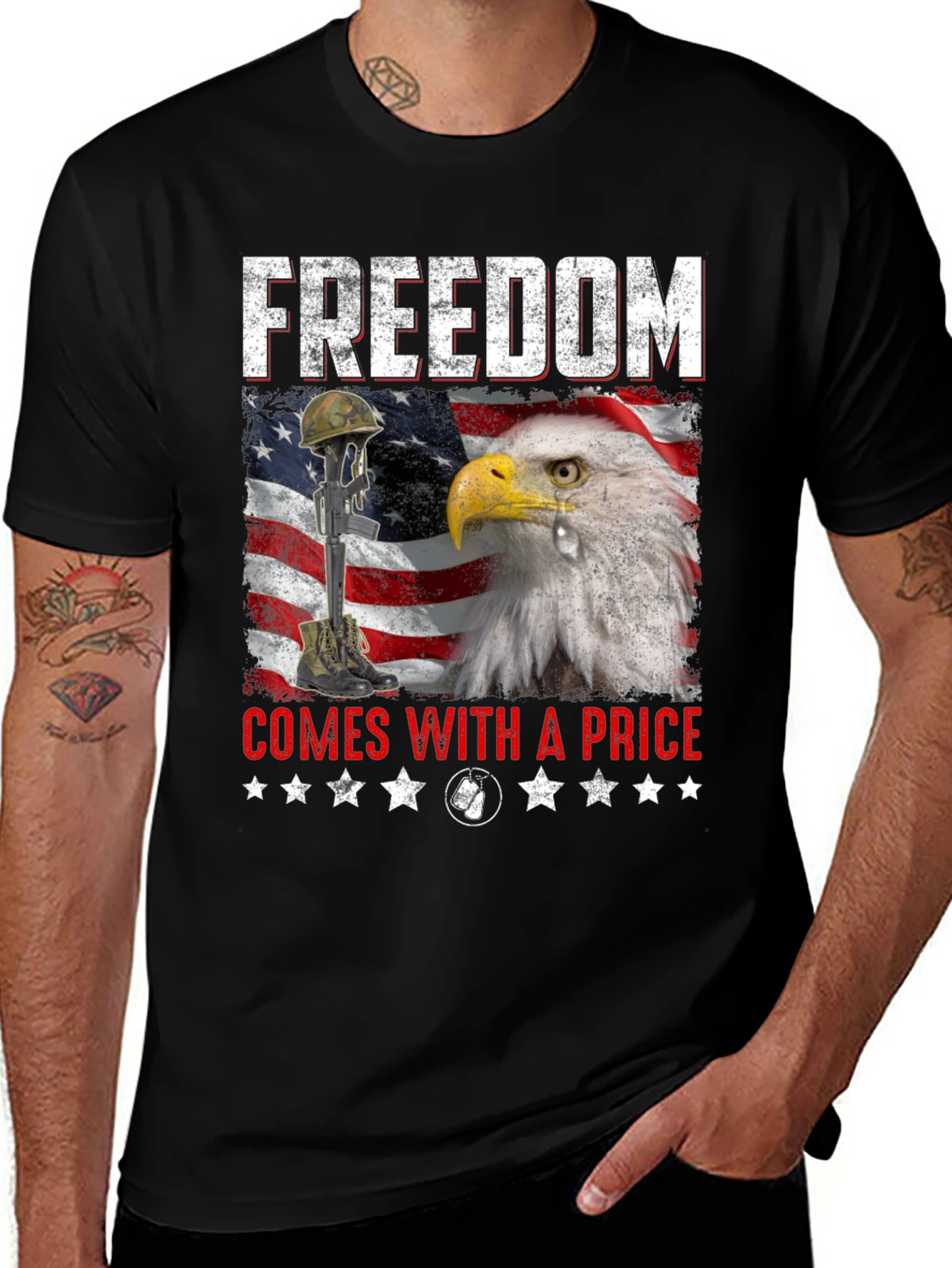 Variant 20 of Freedom Comes With A Price T-Shirt