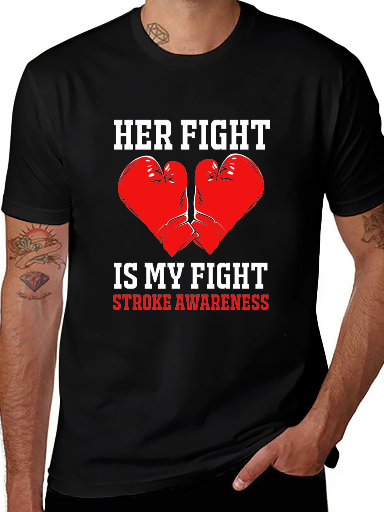Stroke Awareness T-Shirt: Her Fight Is My Fight