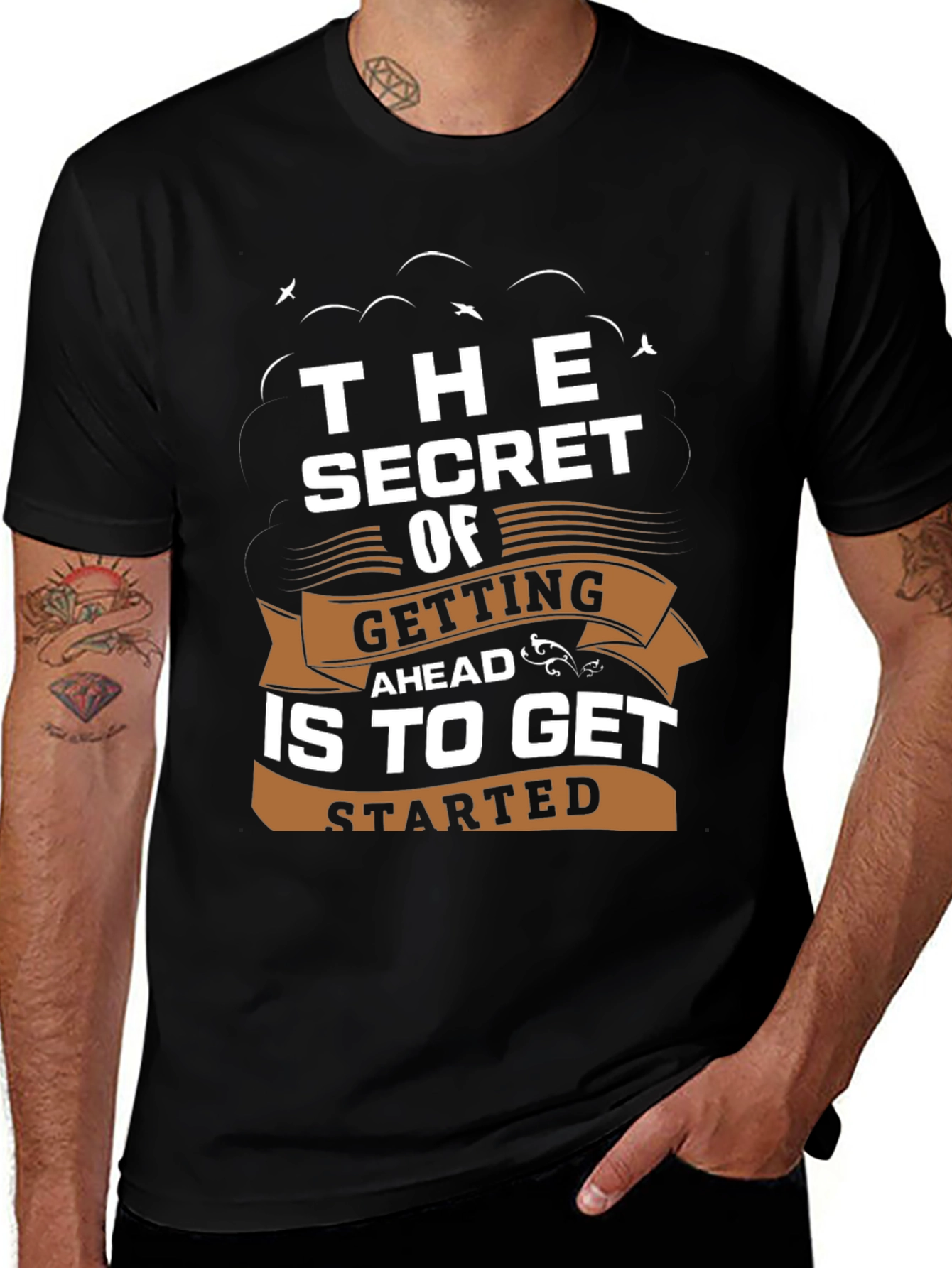 Variant 19 of Motivational 'The Secret' Graphic T-Shirt