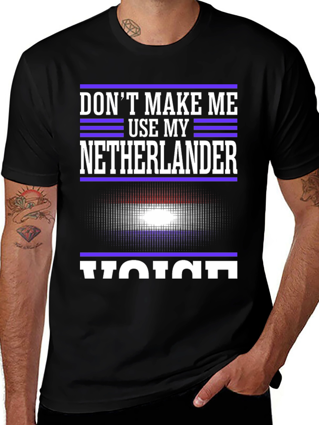 Netherlander Voice T-Shirt - Funny Novelty Tee
