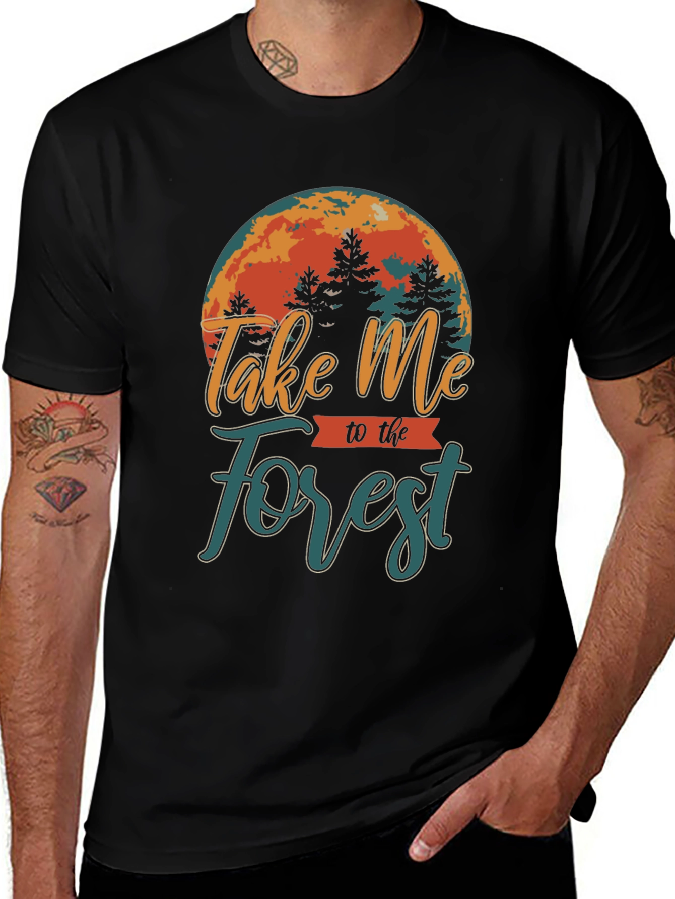 Variant 22 of Take Me to the Forest T-Shirt - Nature Adventure Tee