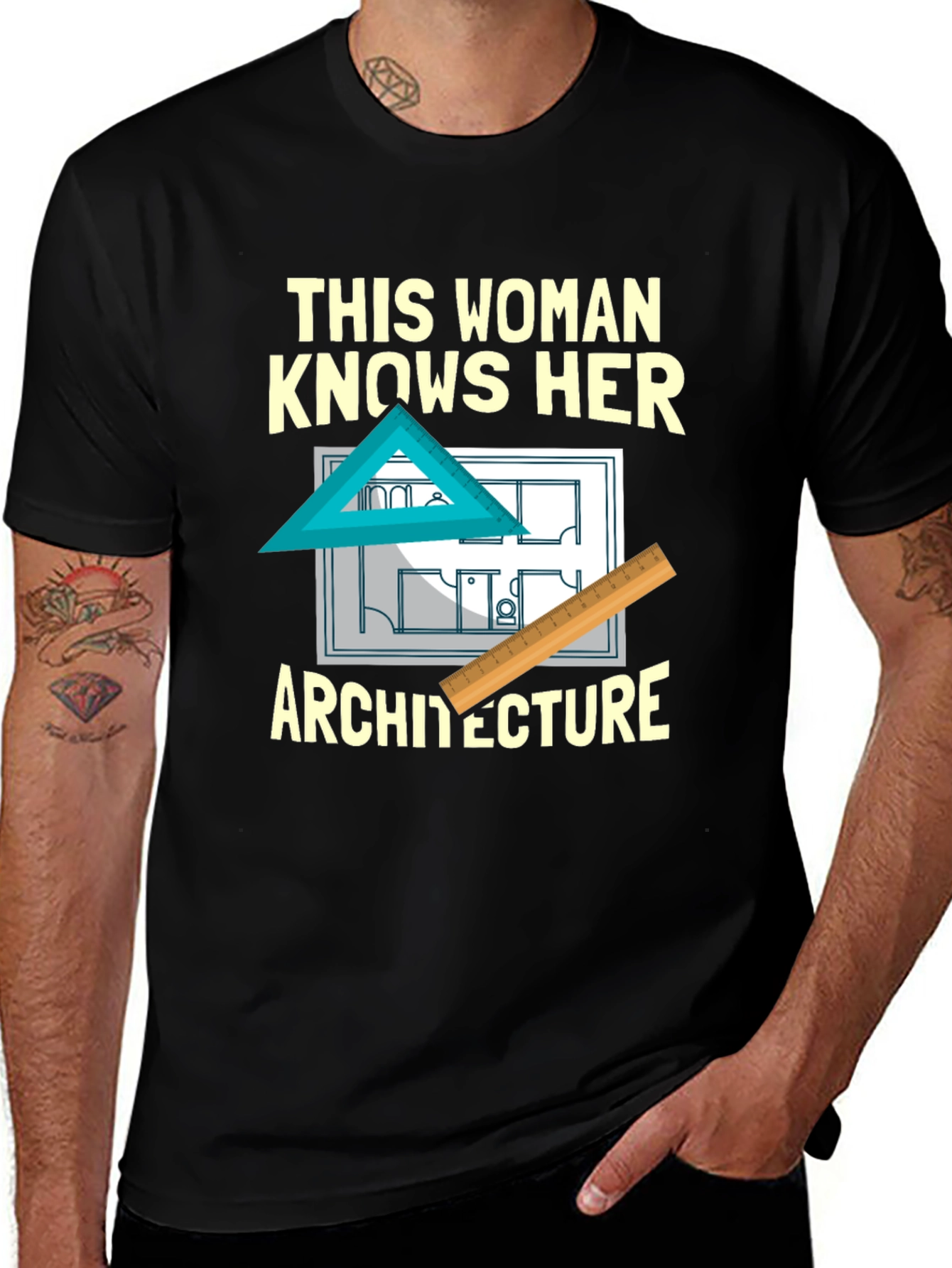 Variant 12 of Architect Woman T-Shirt