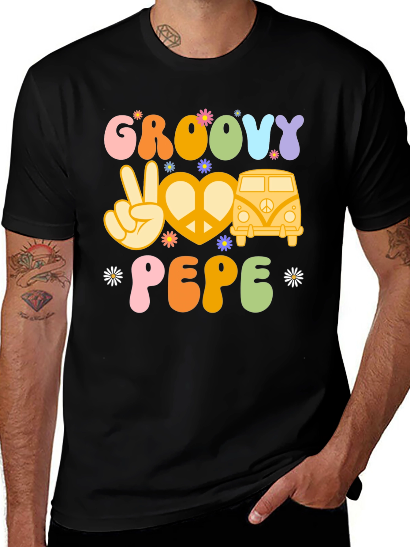 Variant 5 of Groovy Pepe Graphic Tee