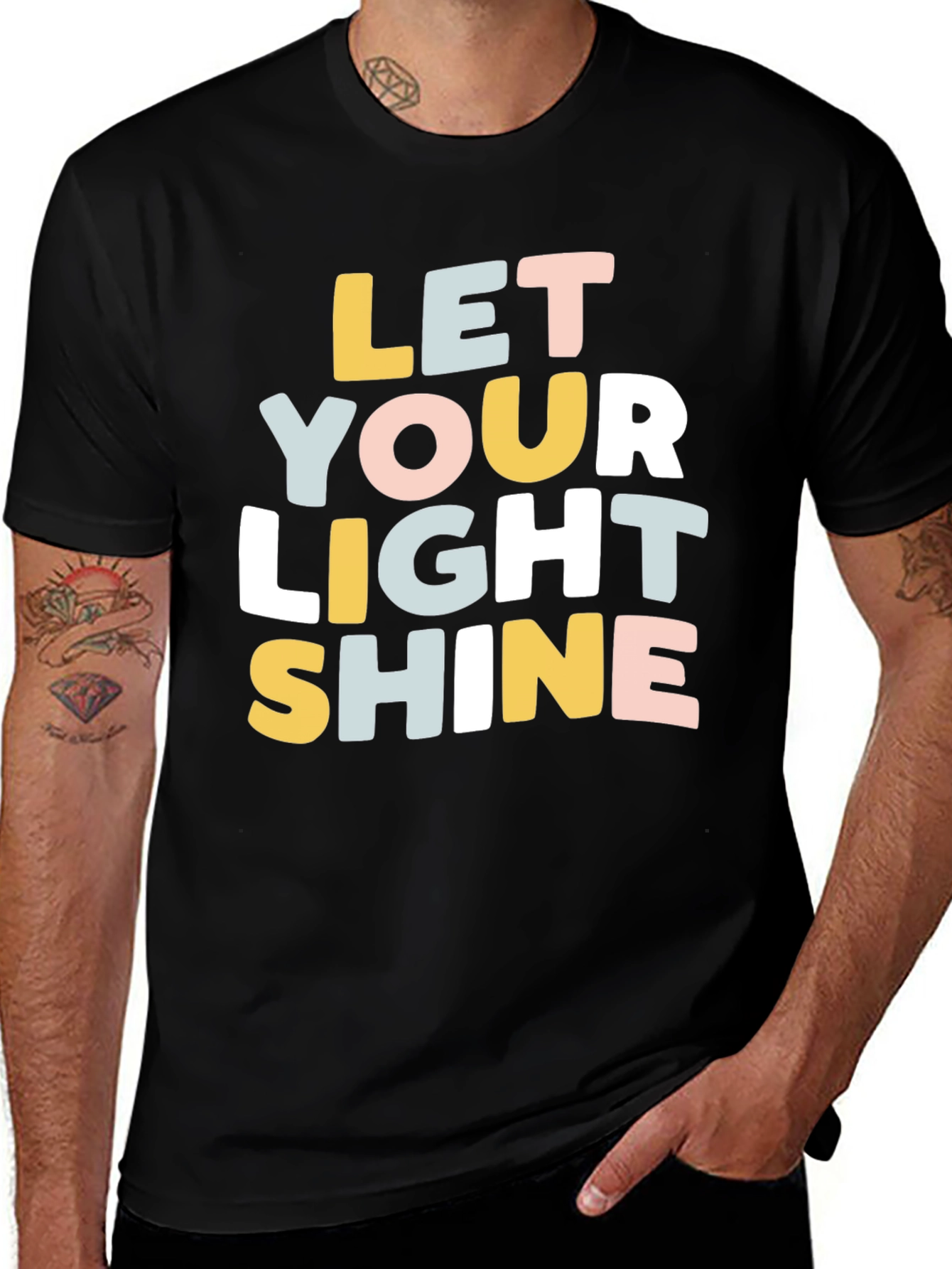 Variant 2 of Let Your Light Shine Graphic Tee
