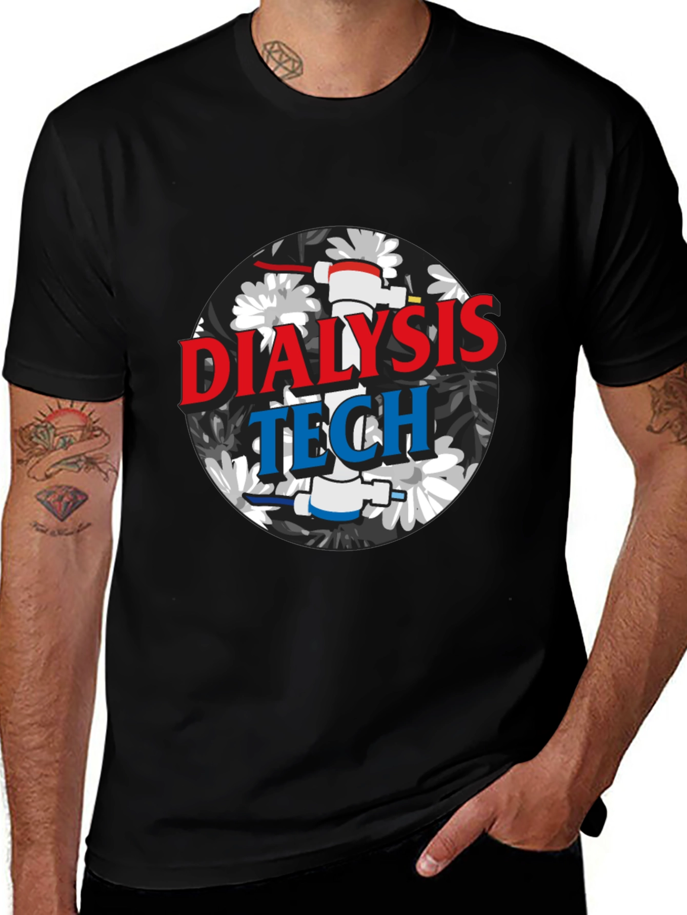 Variant 28 of Dialysis Tech Graphic T-Shirt