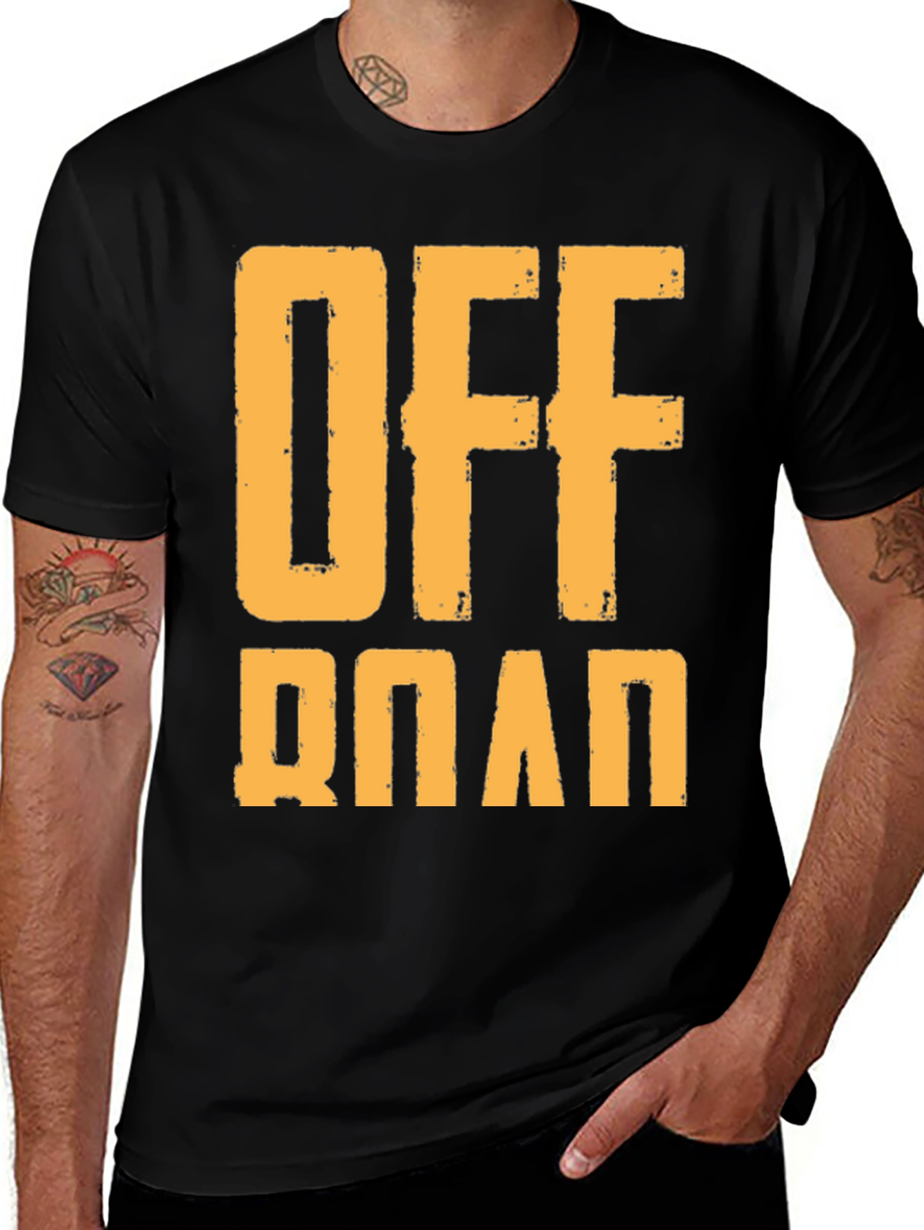 Variant 17 of Off Road Black Graphic Tee - Adventure Ready