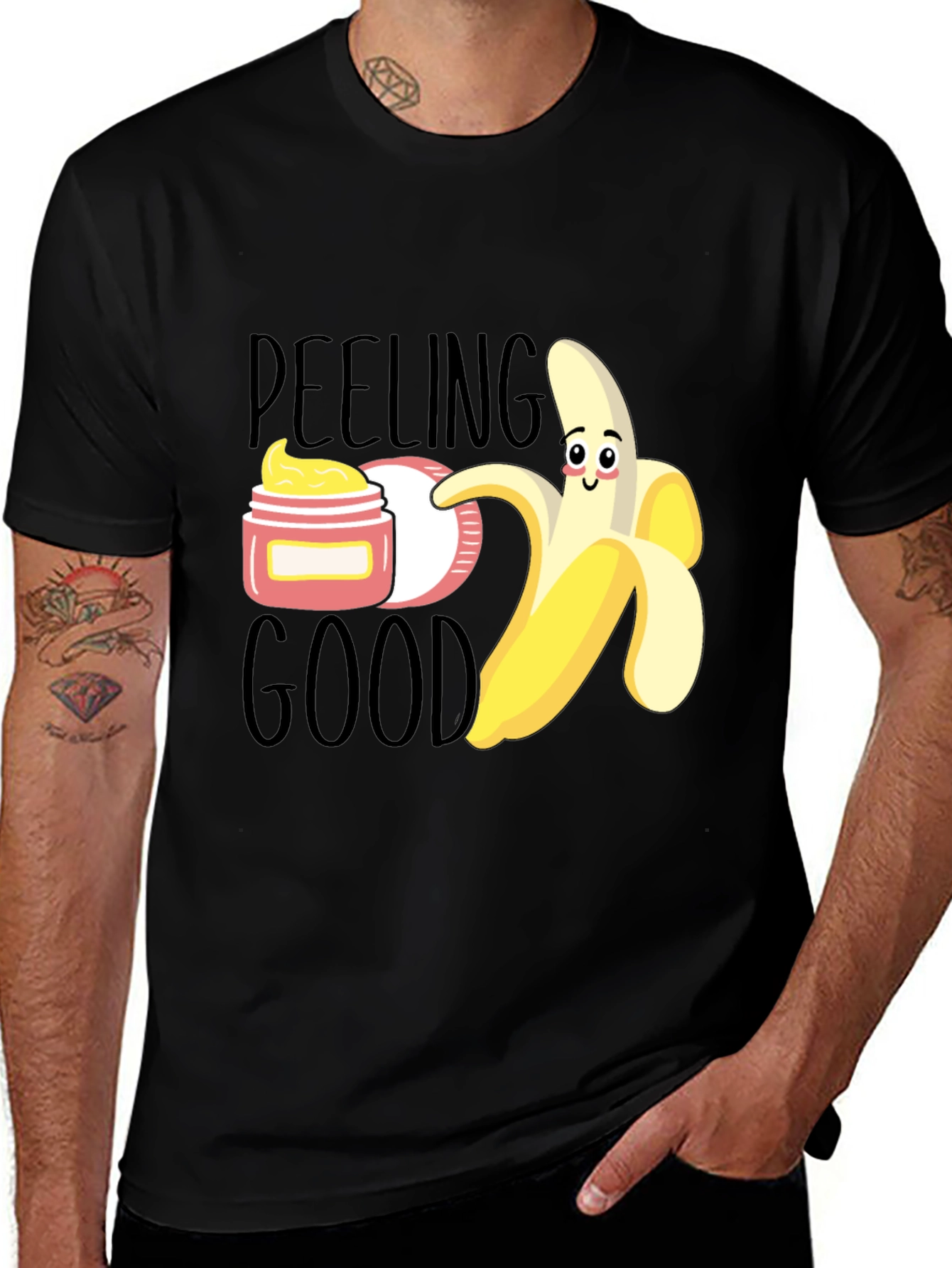 Variant 23 of Funny Banana Peeling Good T-Shirt
