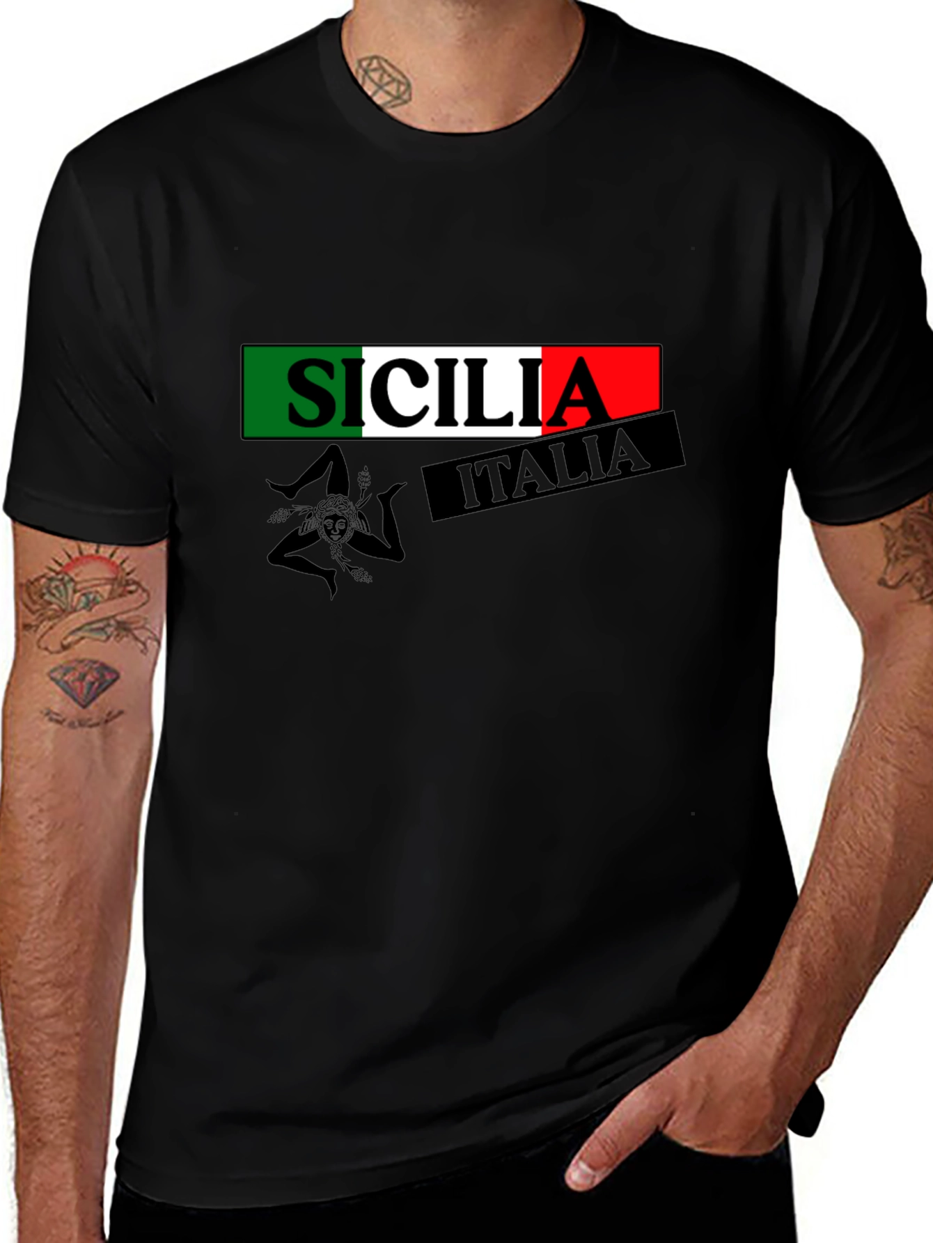 Sicilia Italia Men's T-Shirt - Italian Pride