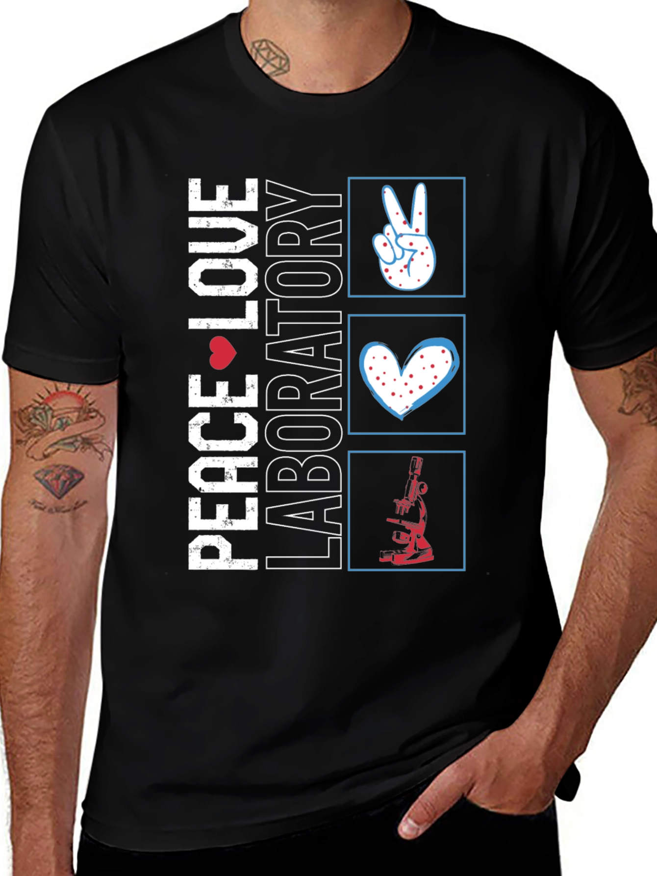 Variant 29 of Peace Love Laboratory T-Shirt