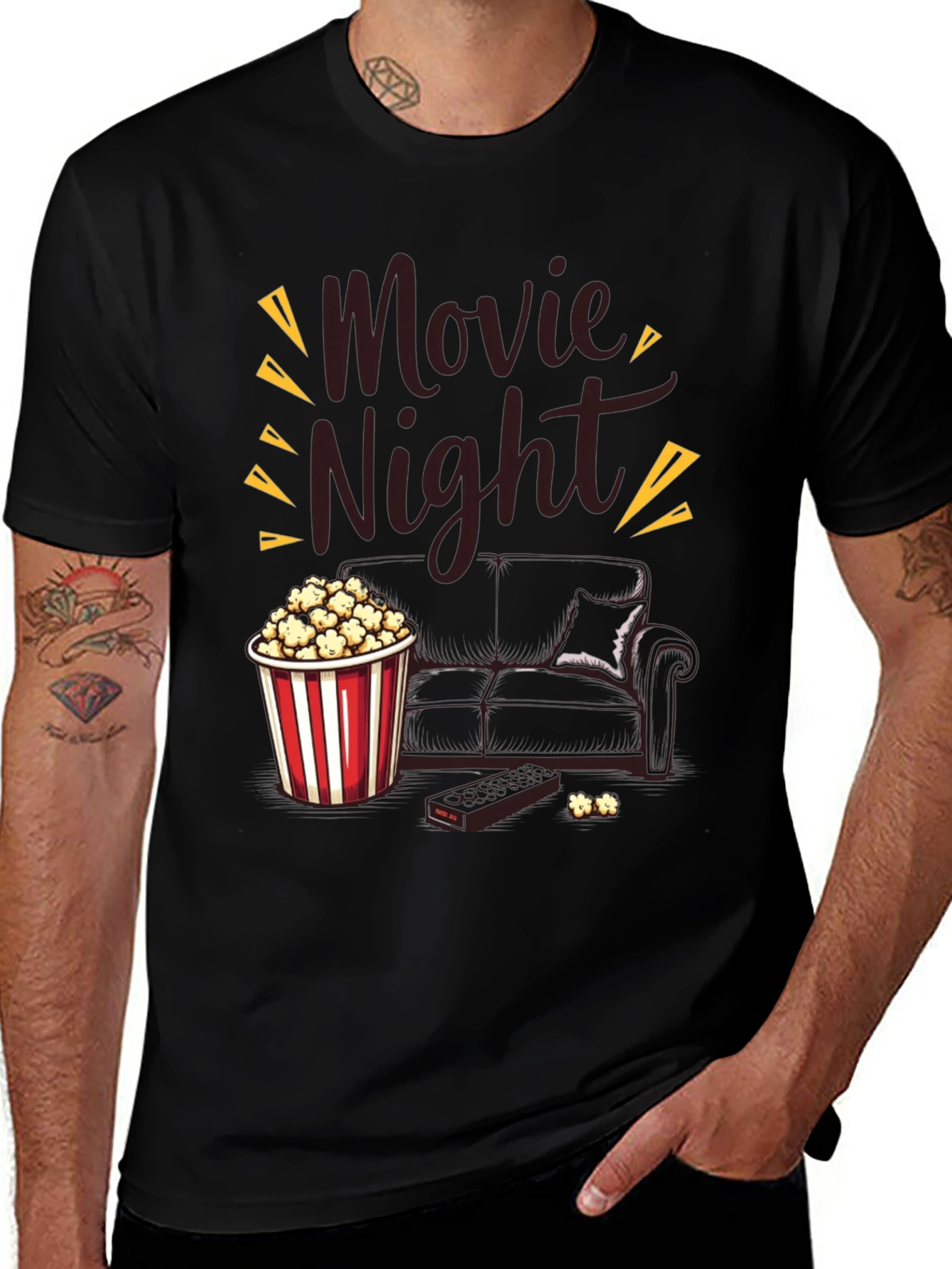 Variant 23 of Movie Night Graphic T-Shirt