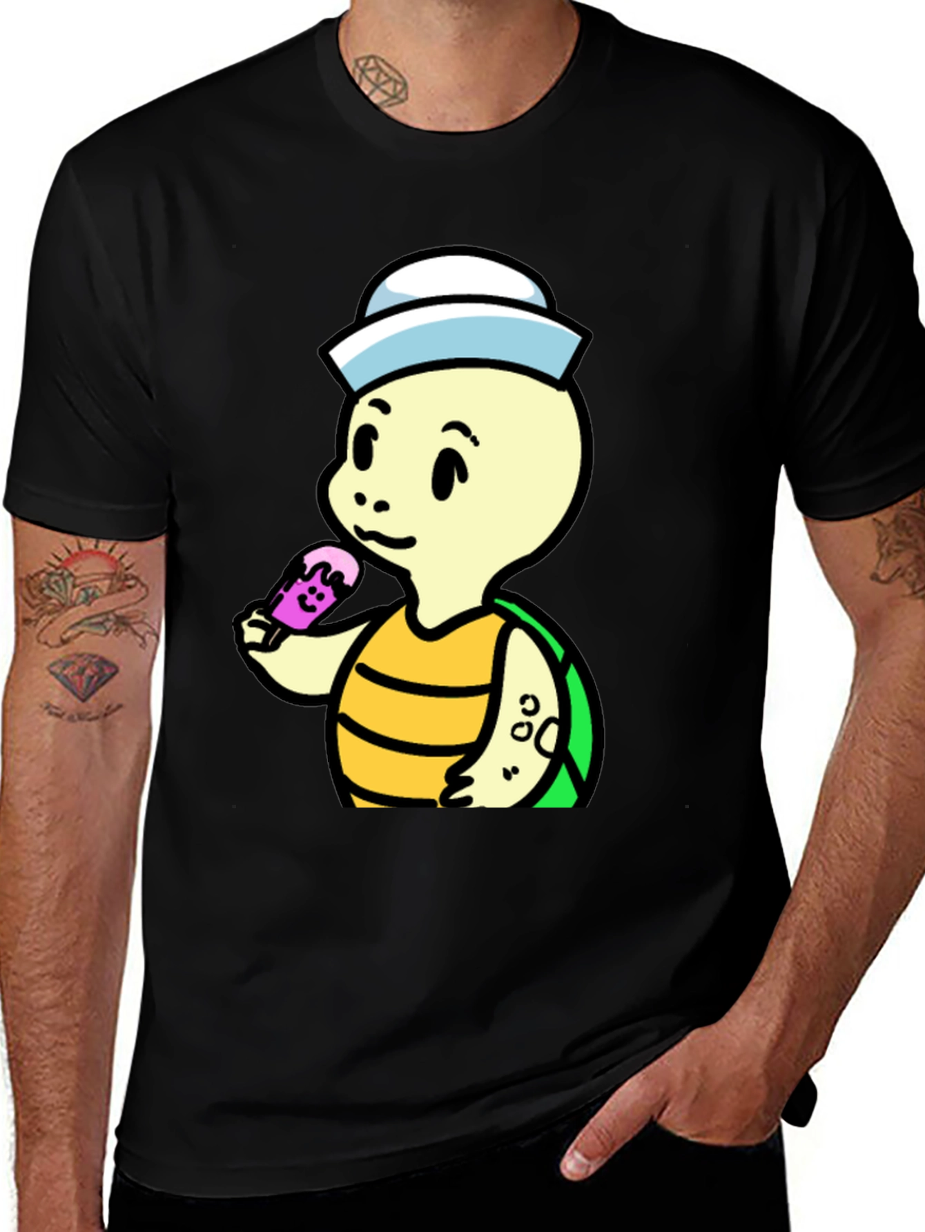 Variant 28 of Cartoon Turtle Sailor T-Shirt