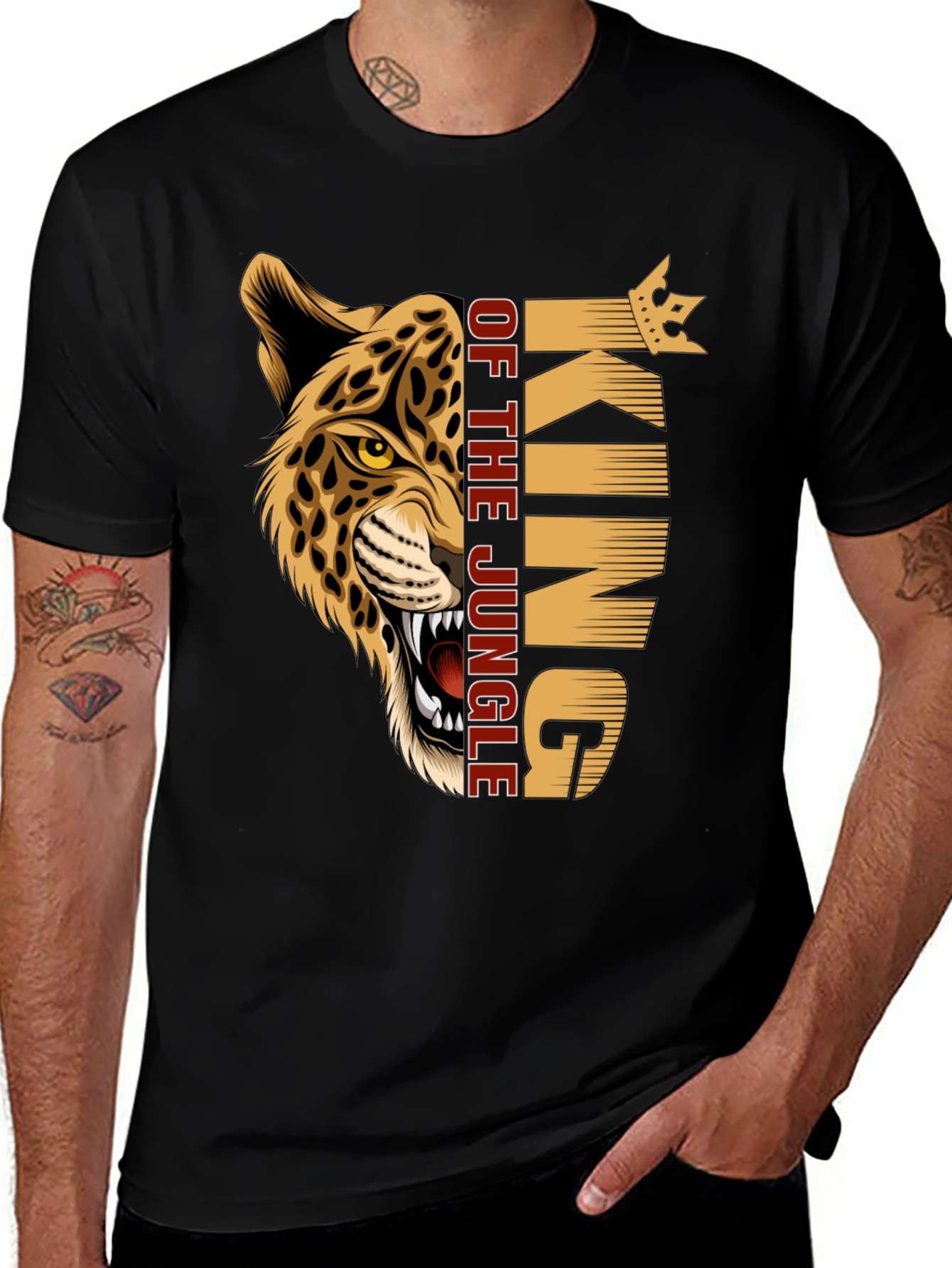 Variant 5 of King of the Jungle Graphic Print T-Shirt