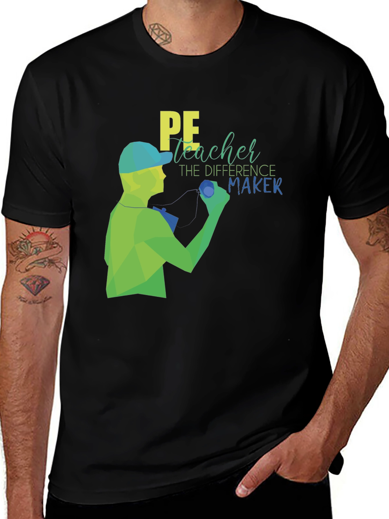 PE Teacher T-Shirt - The Difference Maker