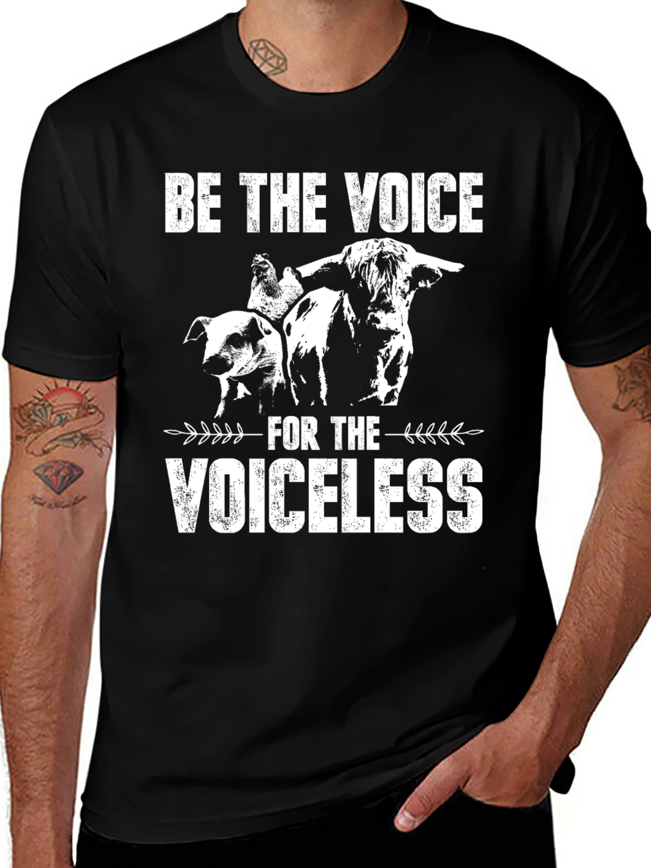 Variant 10 of Voice for the Voiceless Vegan T-Shirt