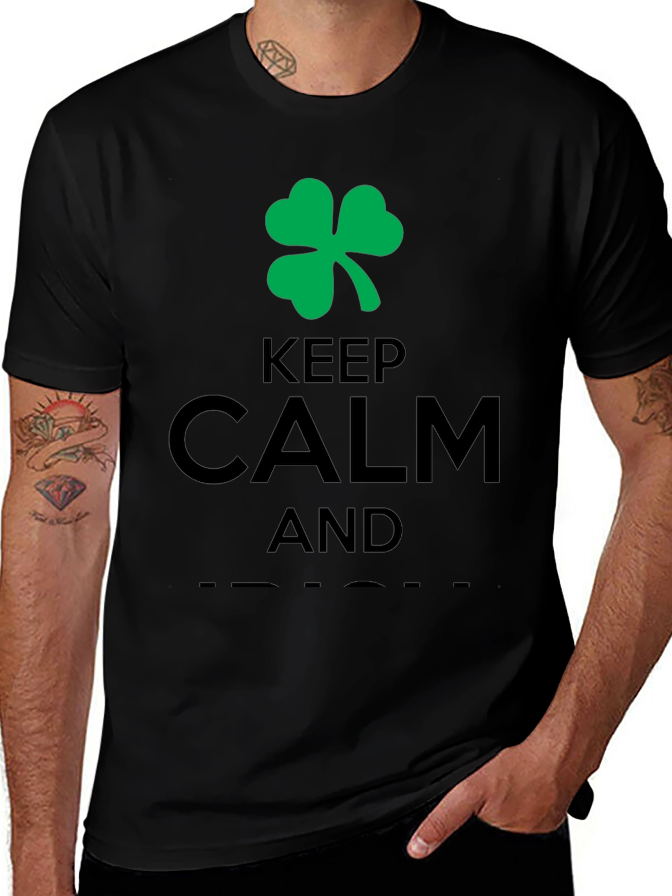Keep Calm and Shamrock Tee - St. Patrick's Day Shirt