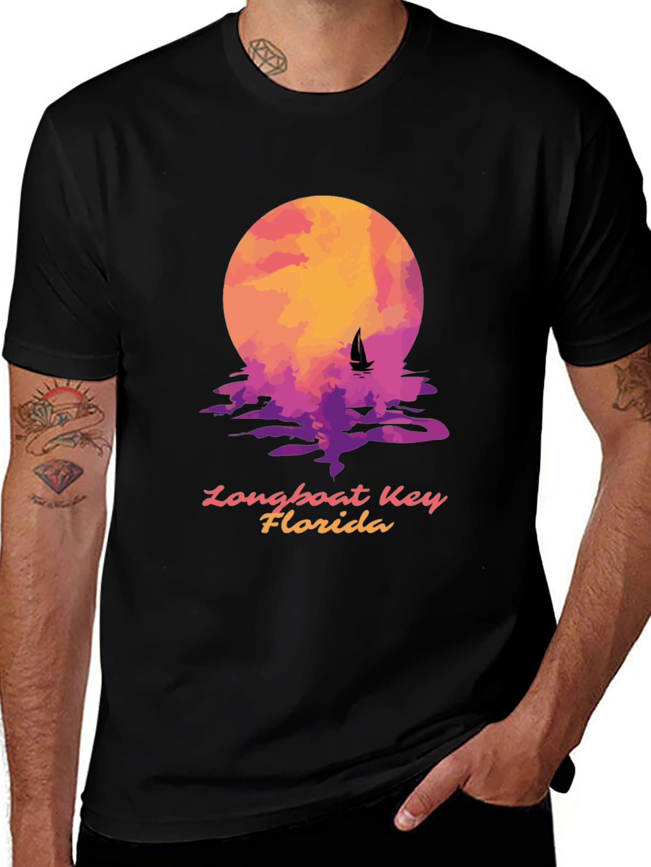 Variant 21 of Longboat Key Florida Sunset Graphic T-Shirt