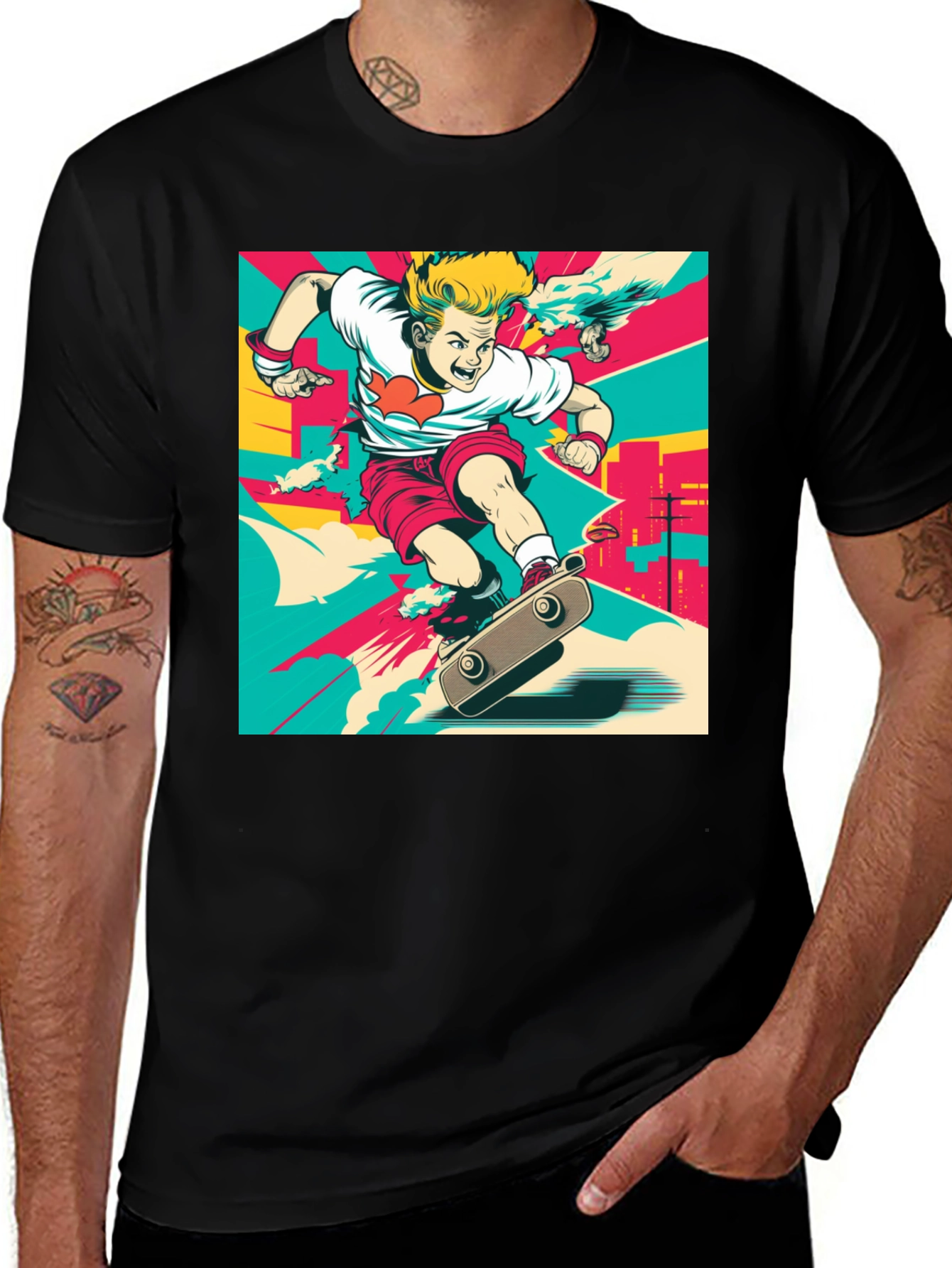 Variant 23 of Rad Skater Graphic Tee