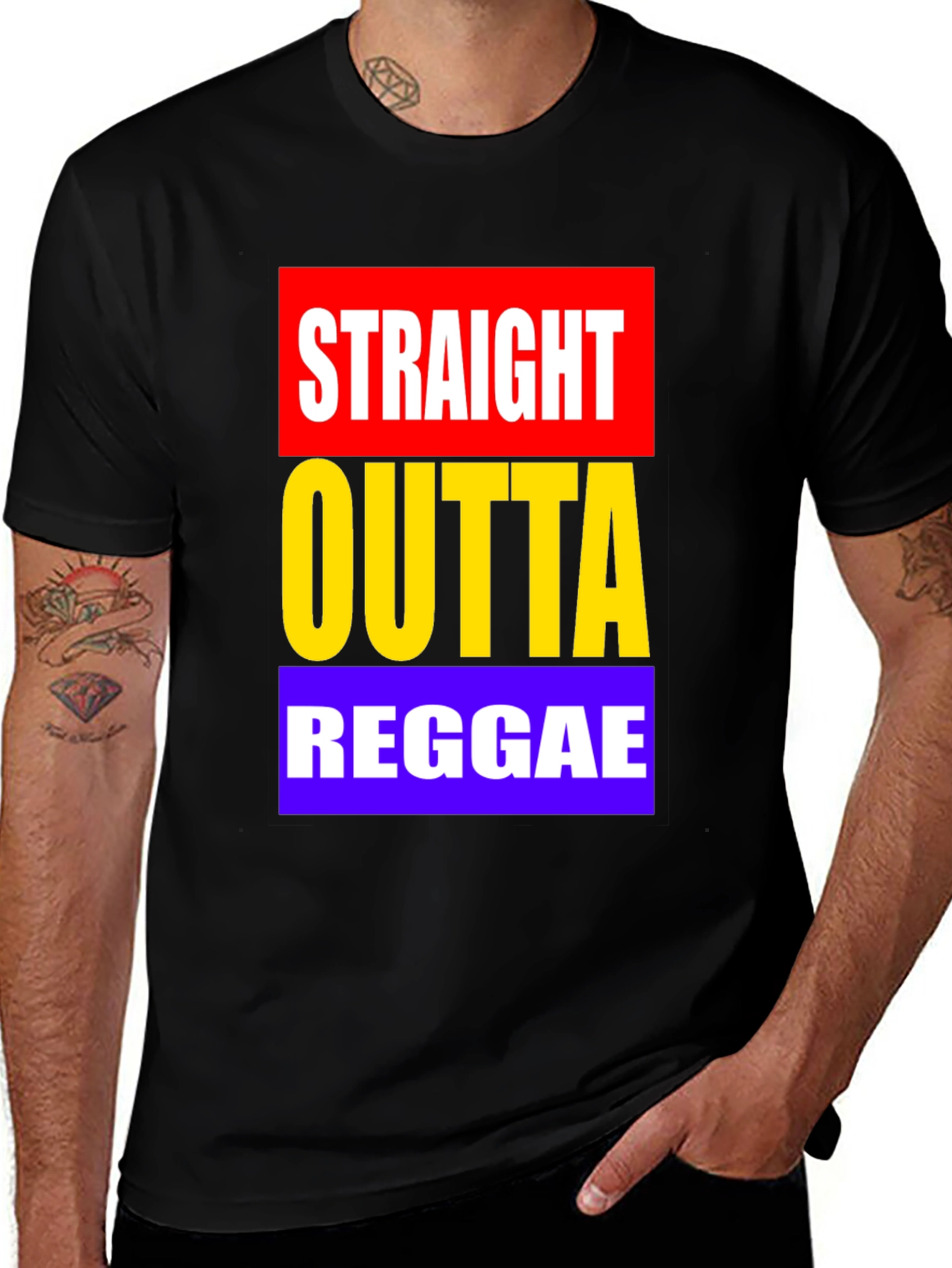 Variant 20 of Straight Outta Reggae T-Shirt