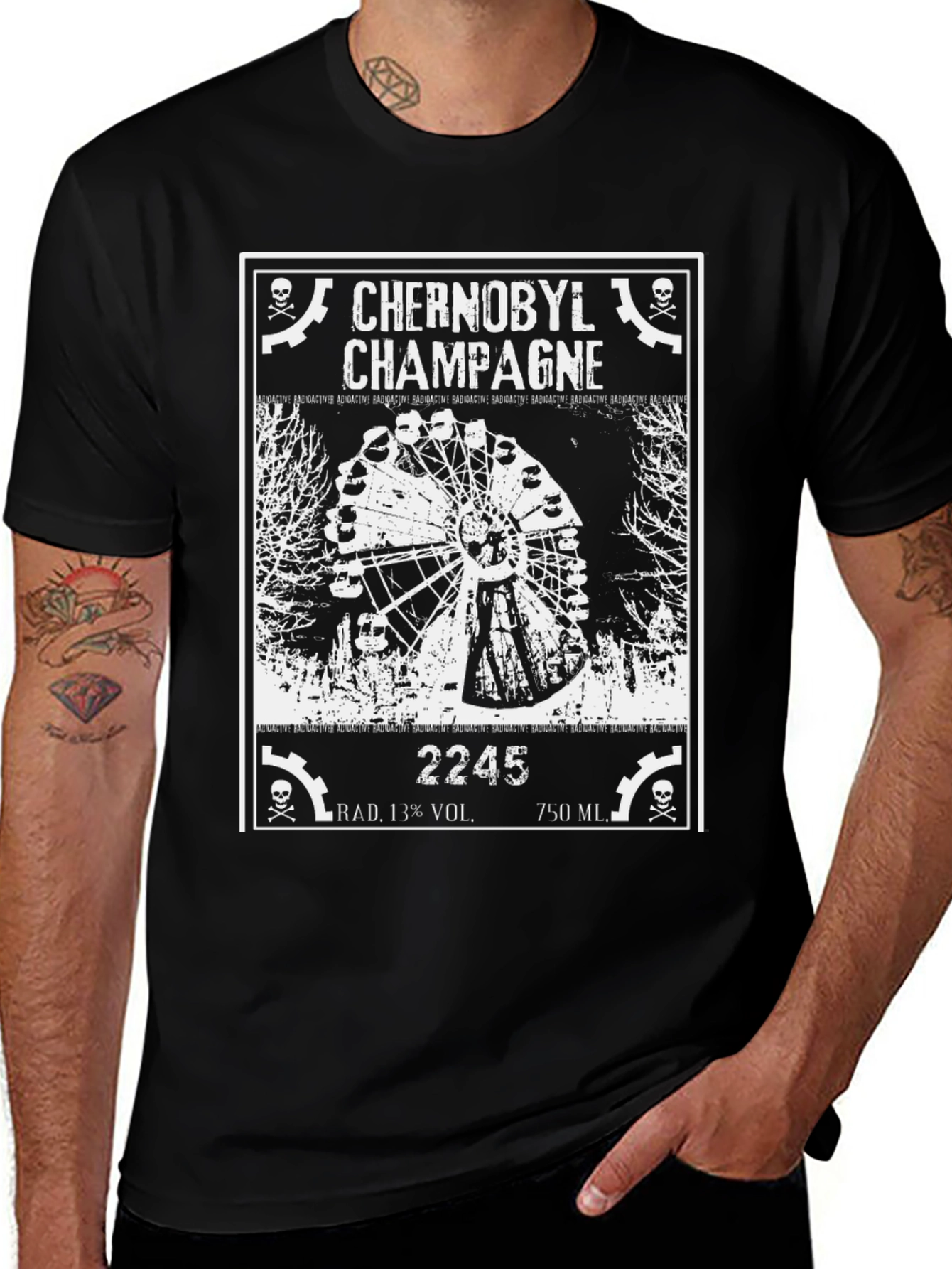 Variant 12 of Chernobyl Champagne T-Shirt - Graphic Tee
