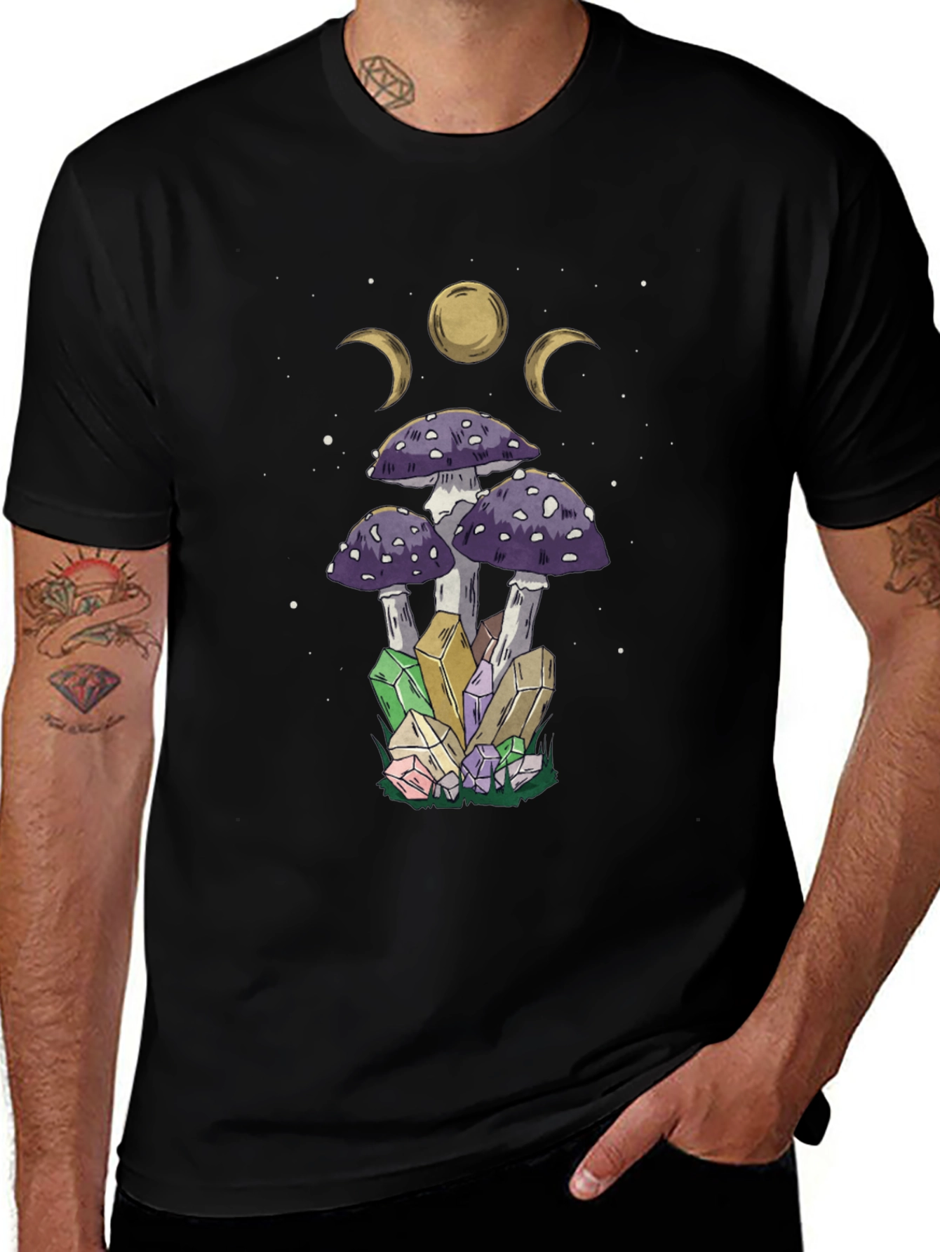 Variant 14 of Mushroom Crystals T-Shirt