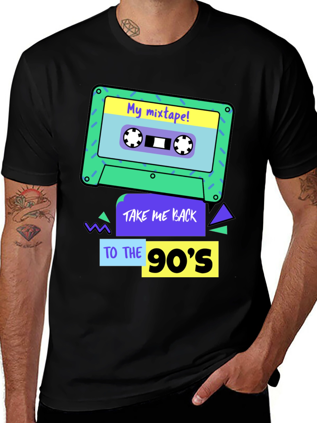 Variant 26 of 90's Mixtape Graphic T-Shirt