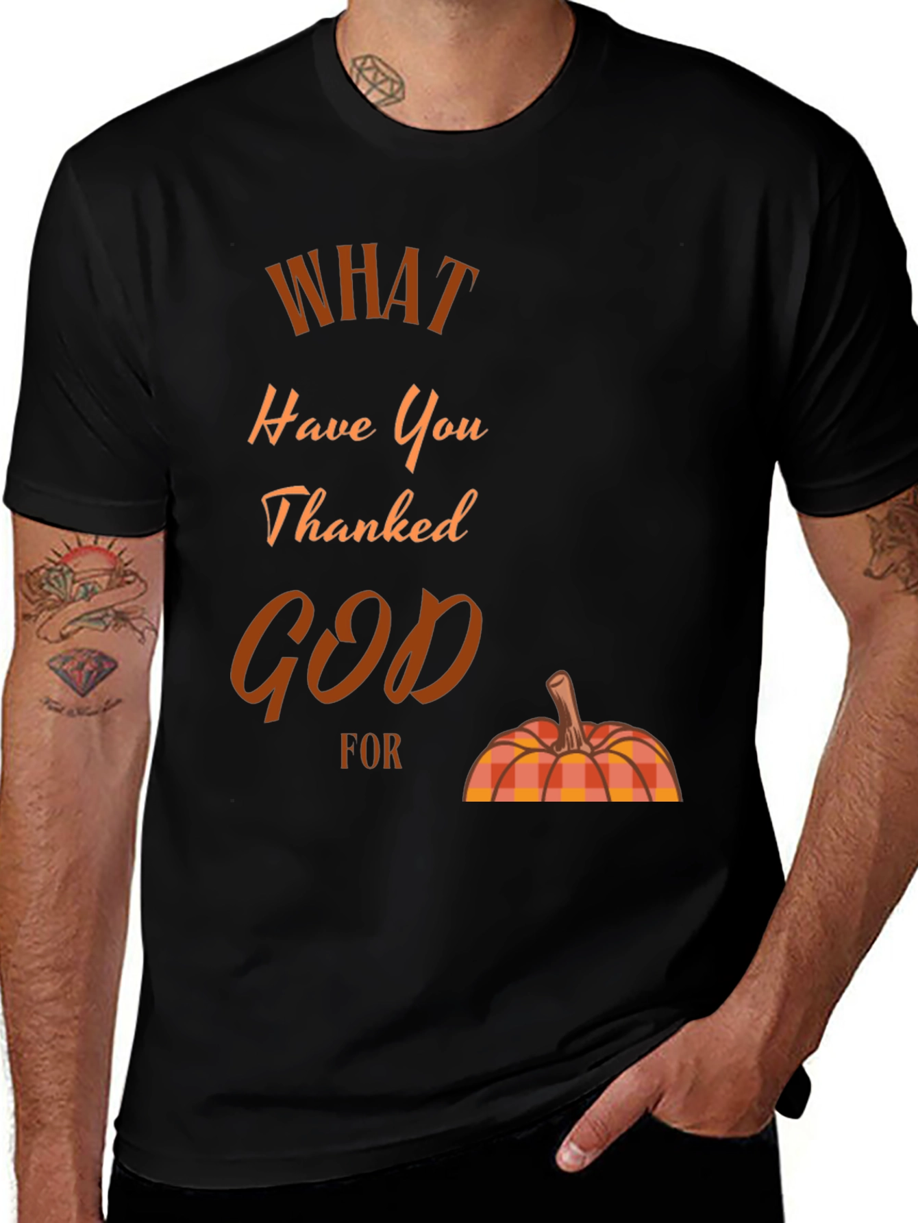 Thanksgiving God Pumpkin Tee
