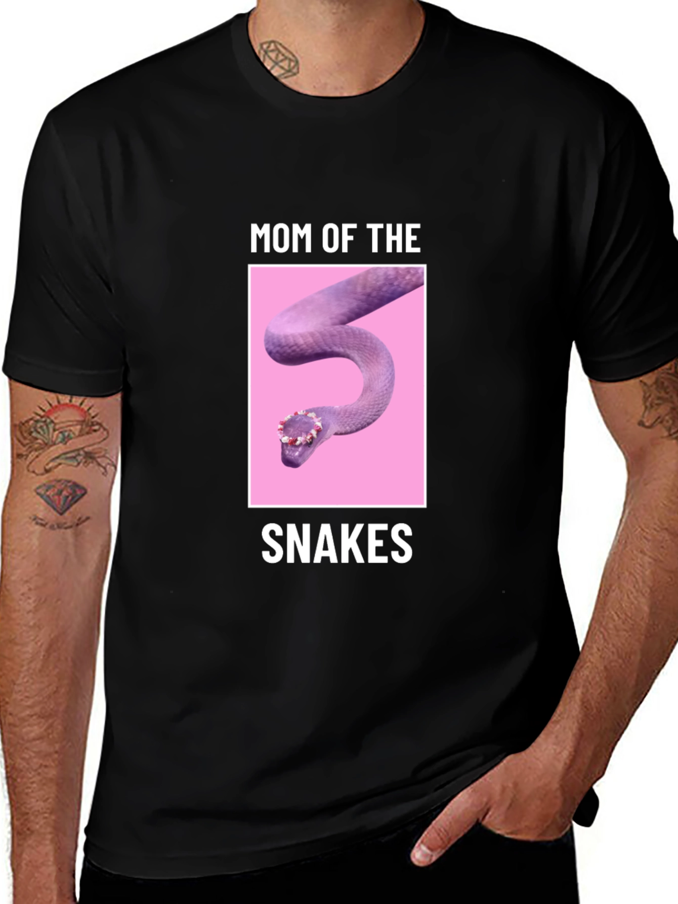 Variant 10 of Mom of Snakes T-Shirt
