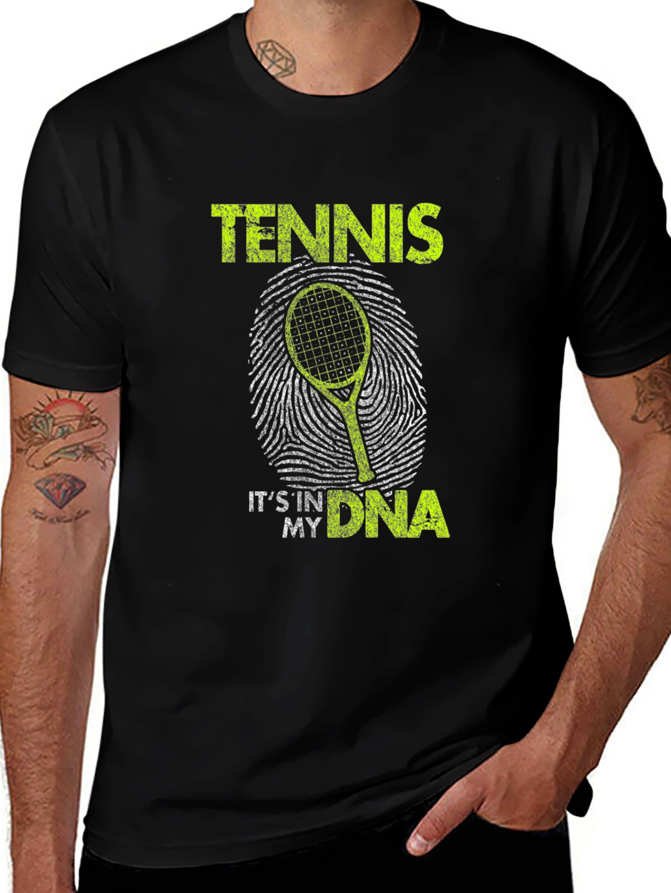 Variant 20 of Tennis In My DNA Graphic Tee