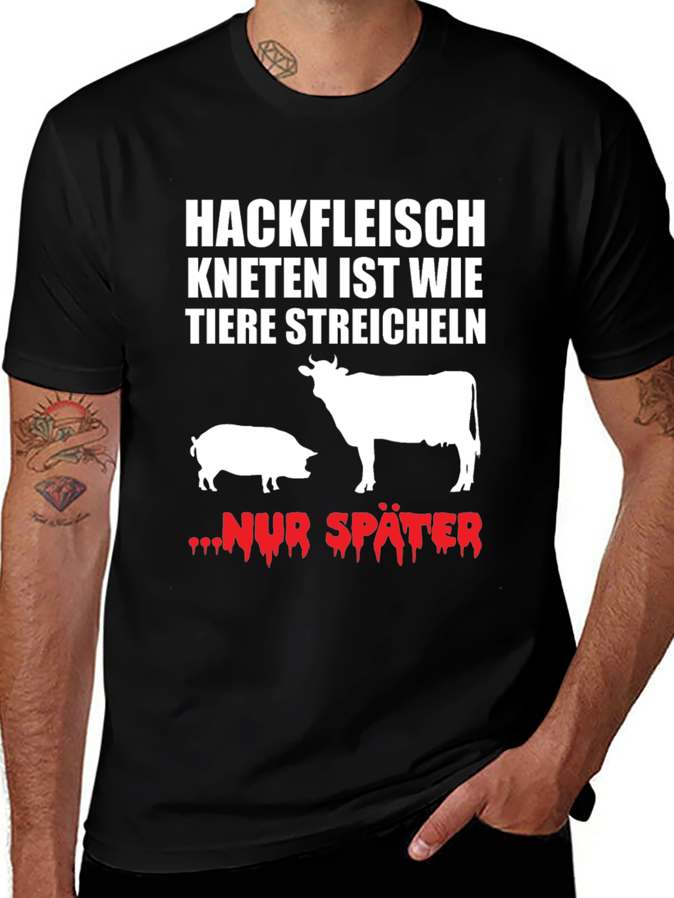 Variant 17 of Funny German Meat Lover T-Shirt