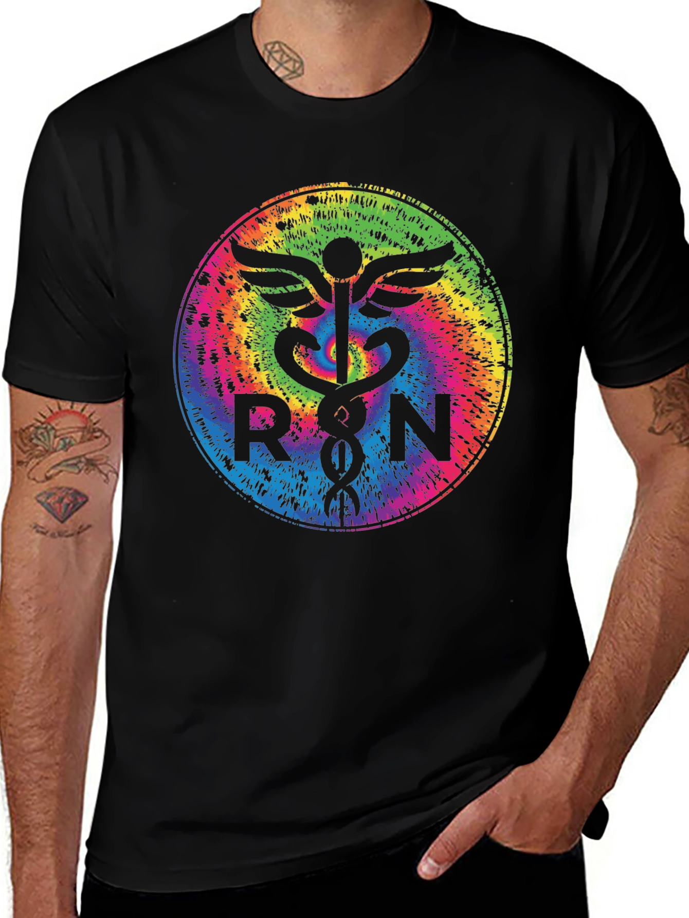 RN Tie-Dye Graphic T-Shirt