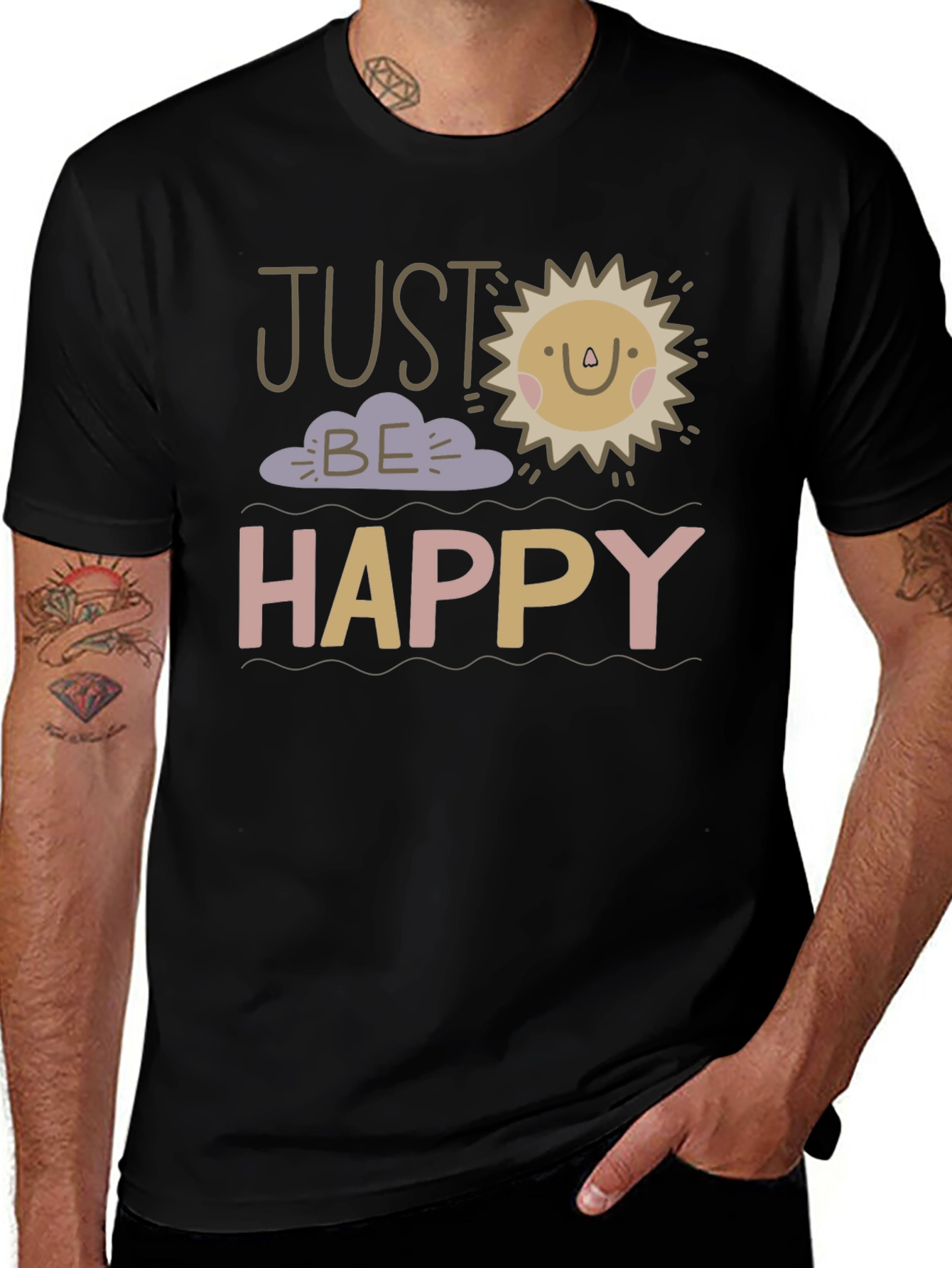Variant 29 of Just Be Happy Graphic Tee