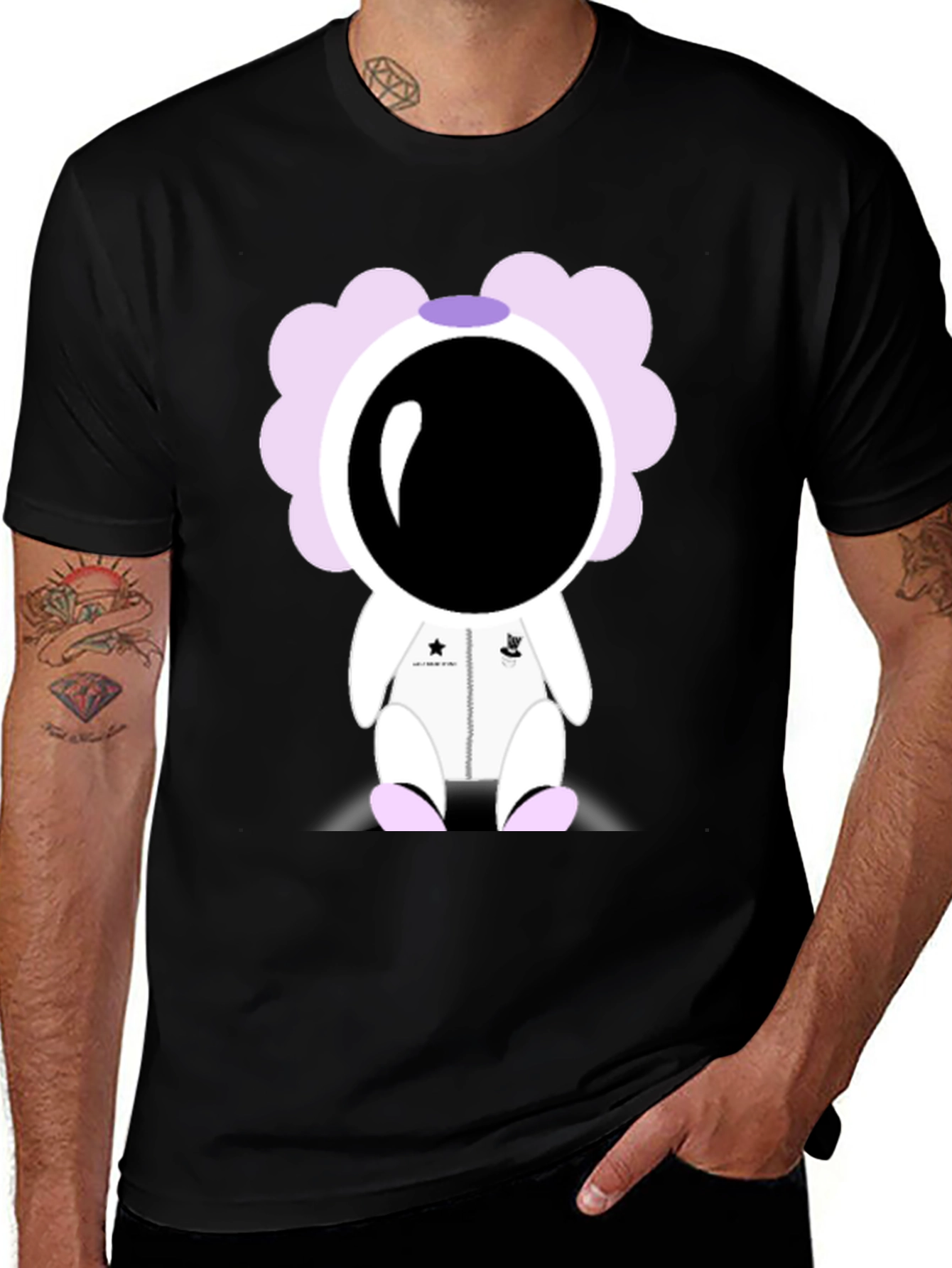 Variant 23 of Cute Astronaut Character Graphic T-Shirt