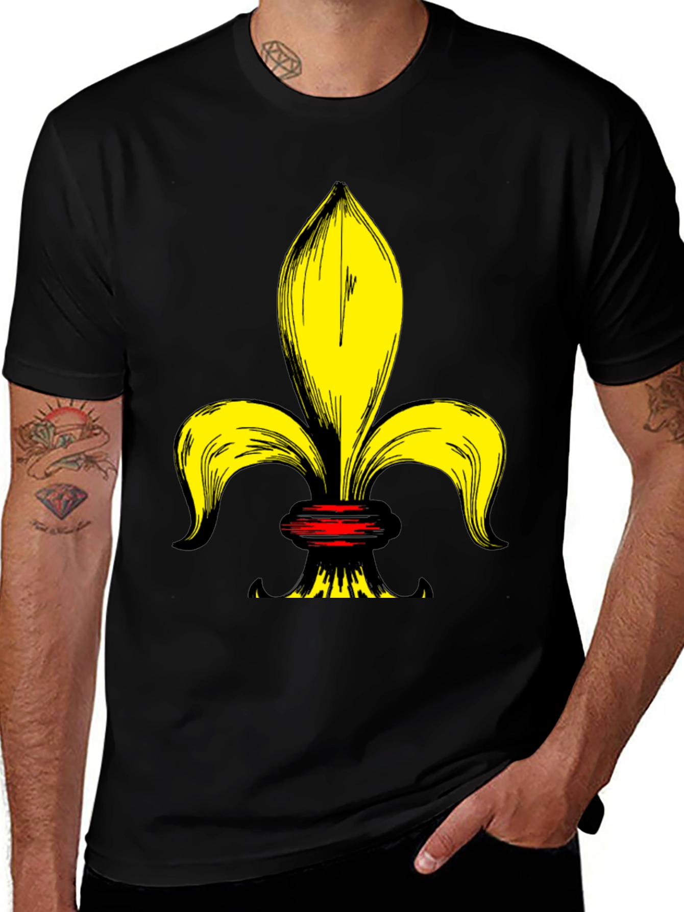 Fleur-de-Lis Graphic T-Shirt