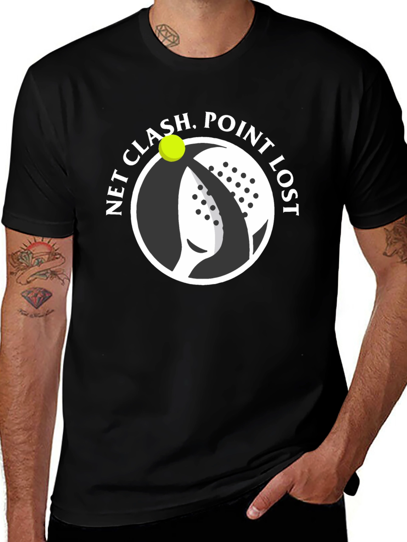 Variant 10 of Net Clash Point Lost Graphic Tee
