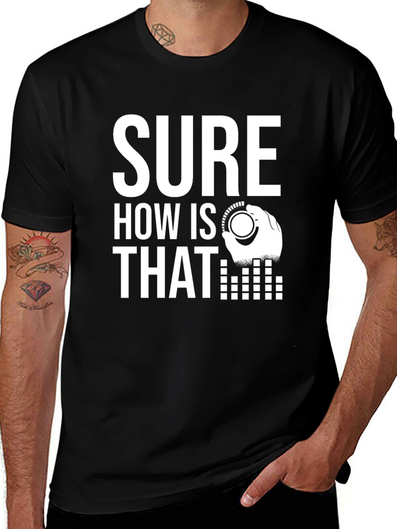 Variant 16 of Sure How Is That Mixing Board DJ T-Shirt