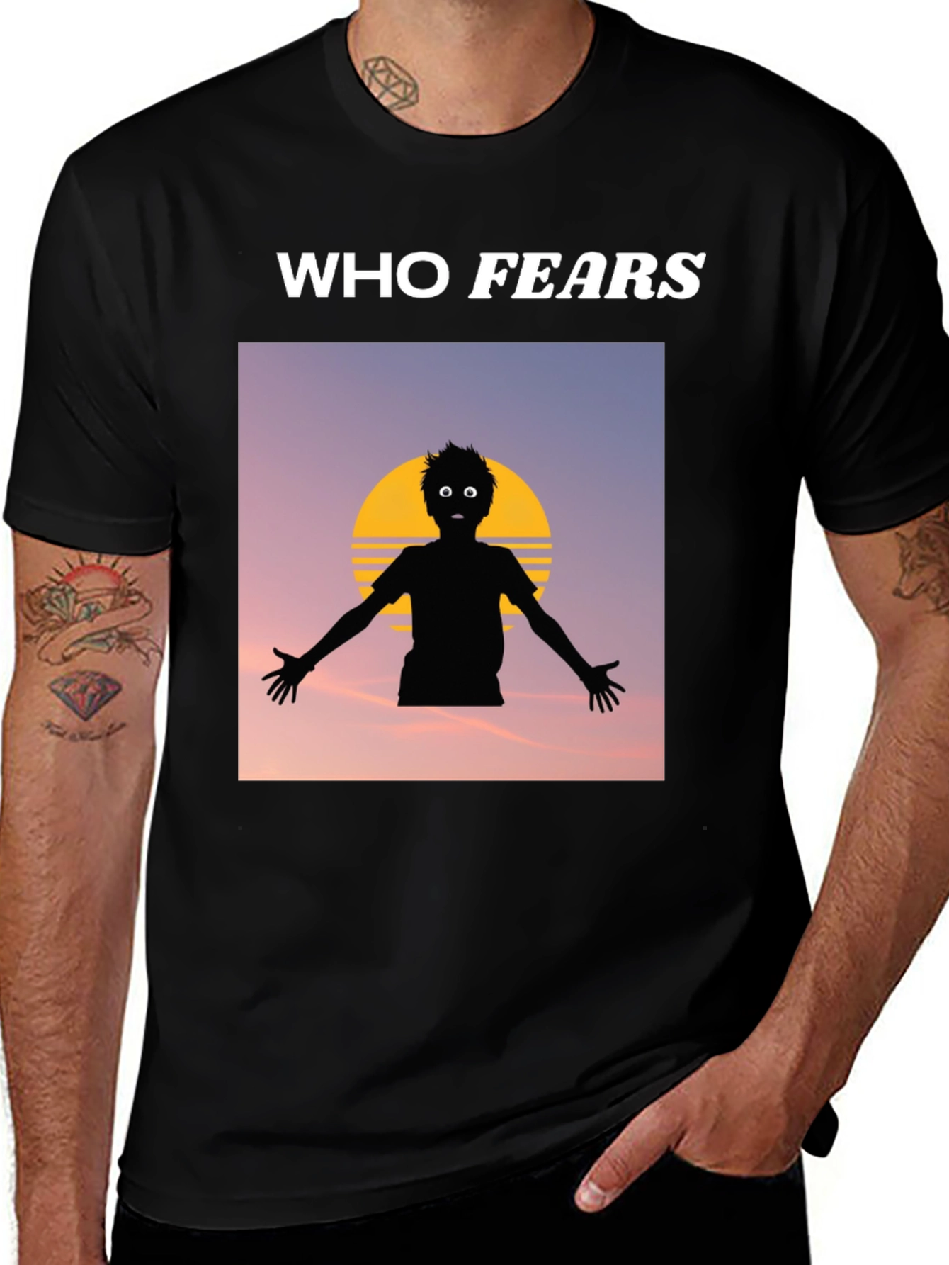Variant 2 of Who Fears T-Shirt, Graphic Tee, Cotton Blend