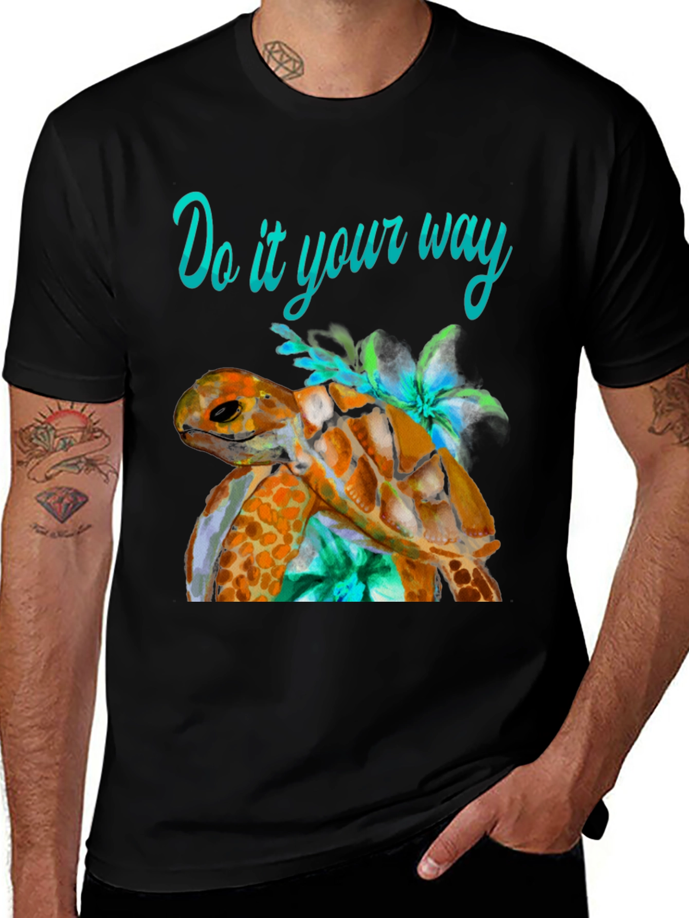 Variant 27 of Turtle Graphic Tee - Do It Your Way