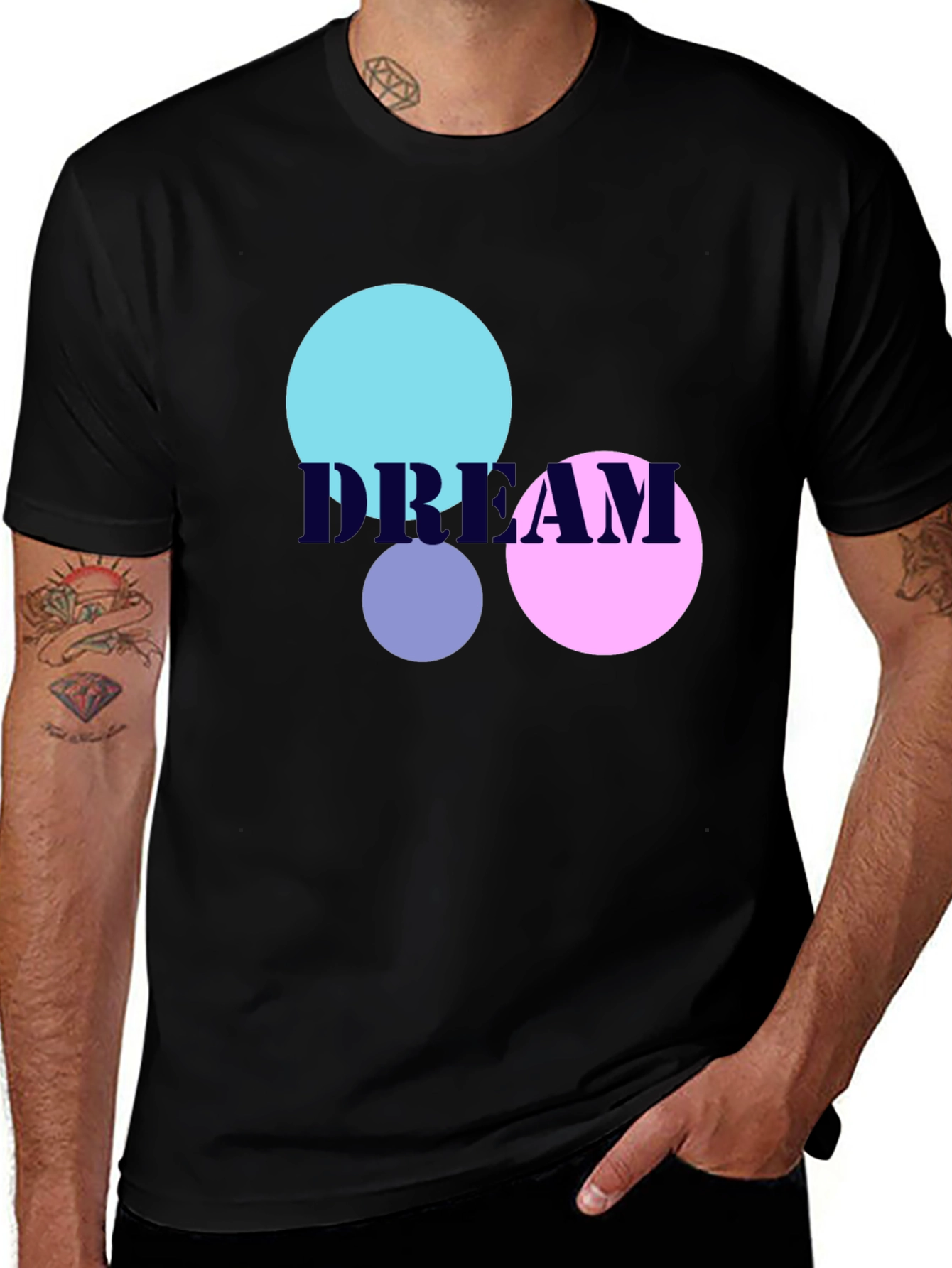 Variant 21 of Dream Graphic Tee - Stylish Black T-Shirt