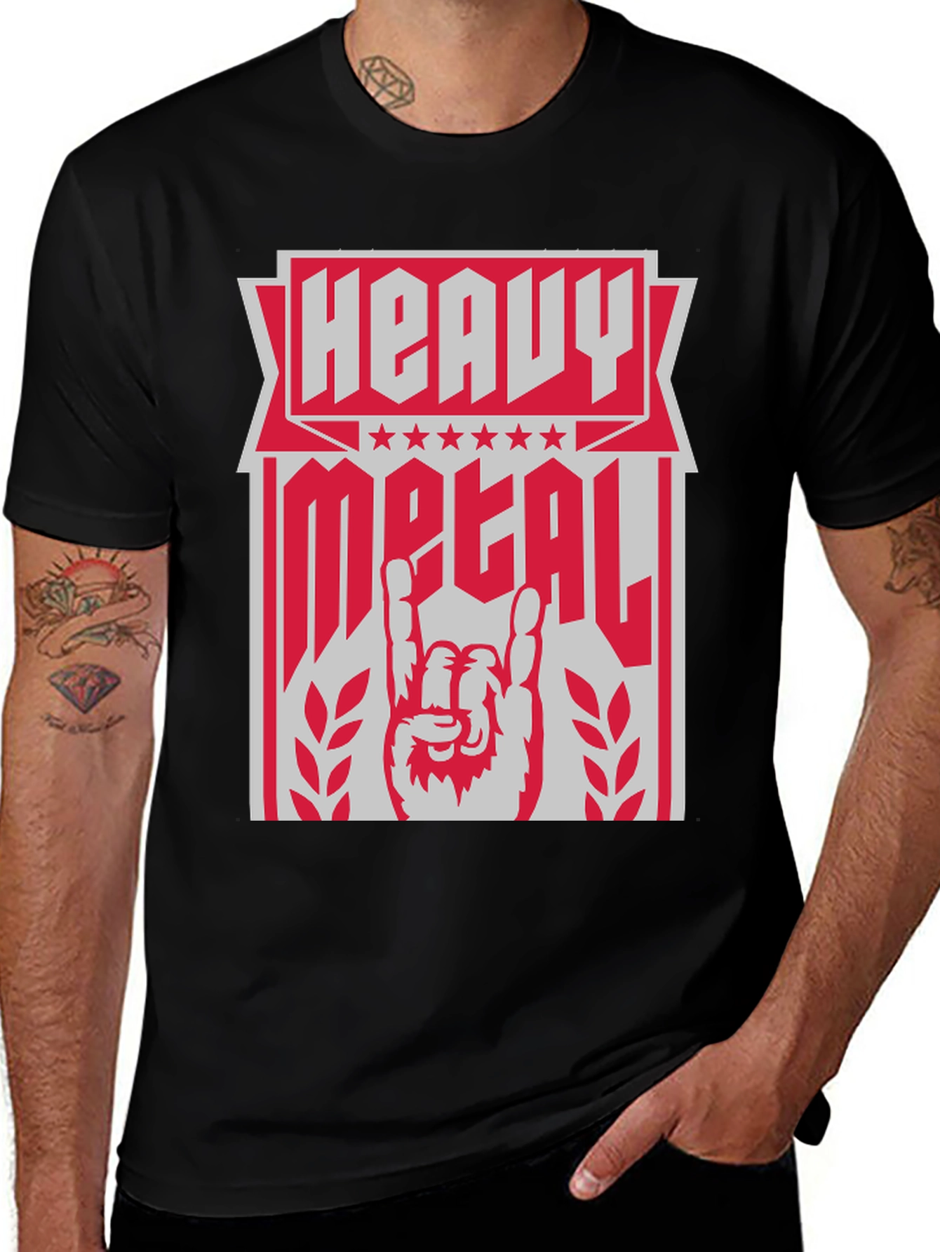 Variant 27 of Heavy Metal T-Shirt - Rock On!