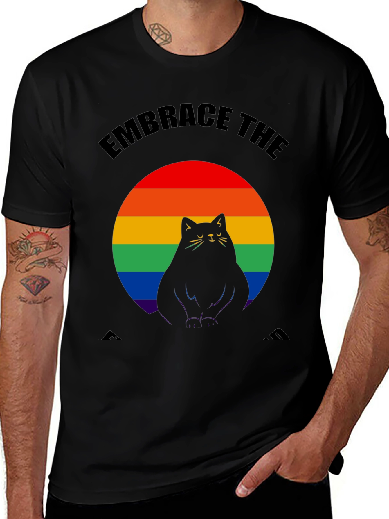 Variant 30 of Embrace the Feline Pride T-Shirt
