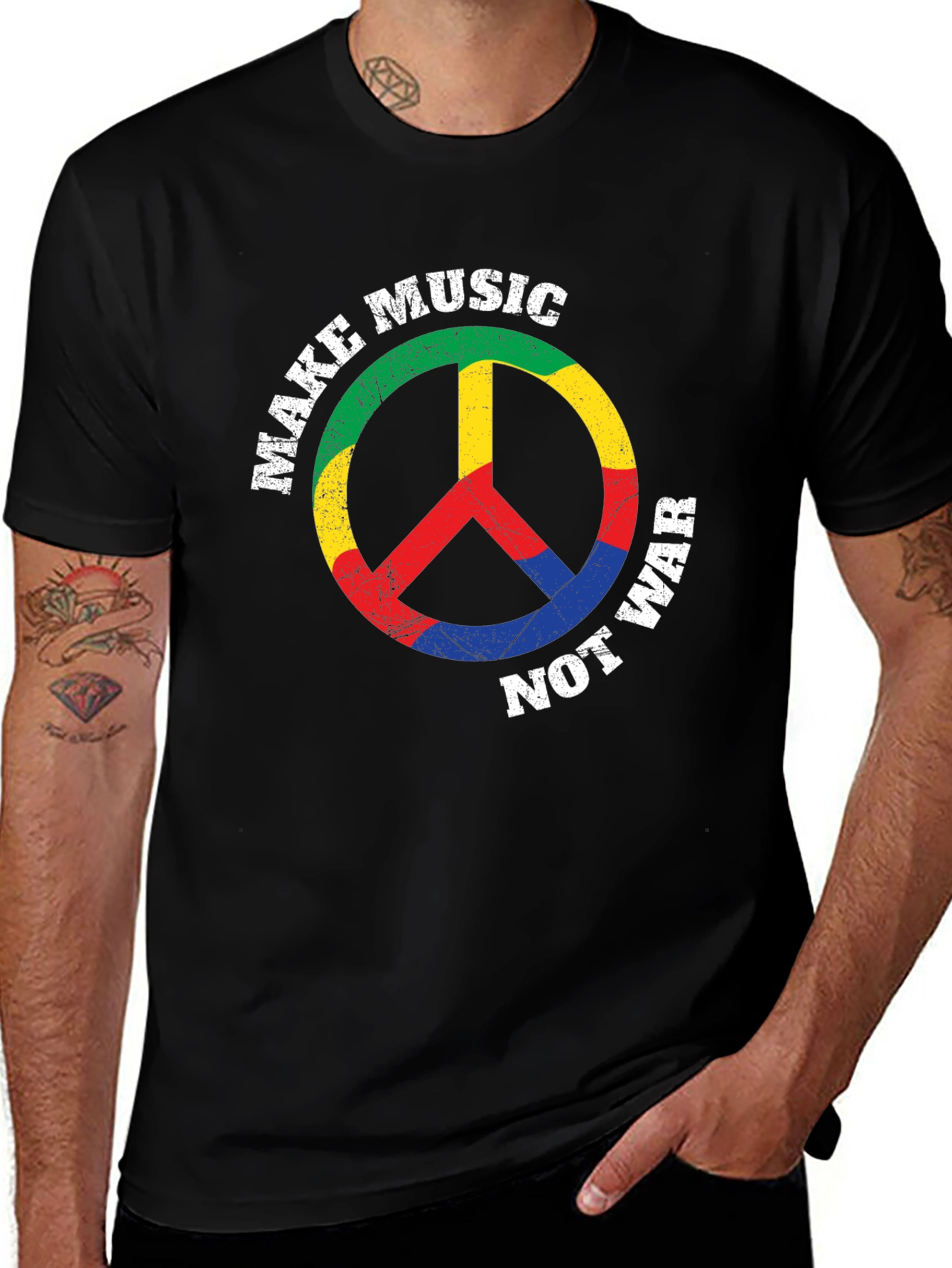 Make Music Not War Peace T-Shirt
