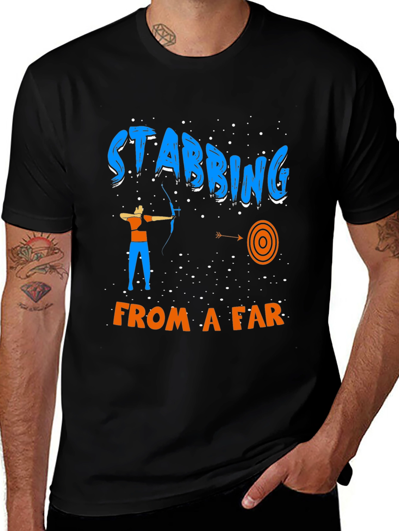 Variant 28 of Stabbing From Afar Archer T-Shirt