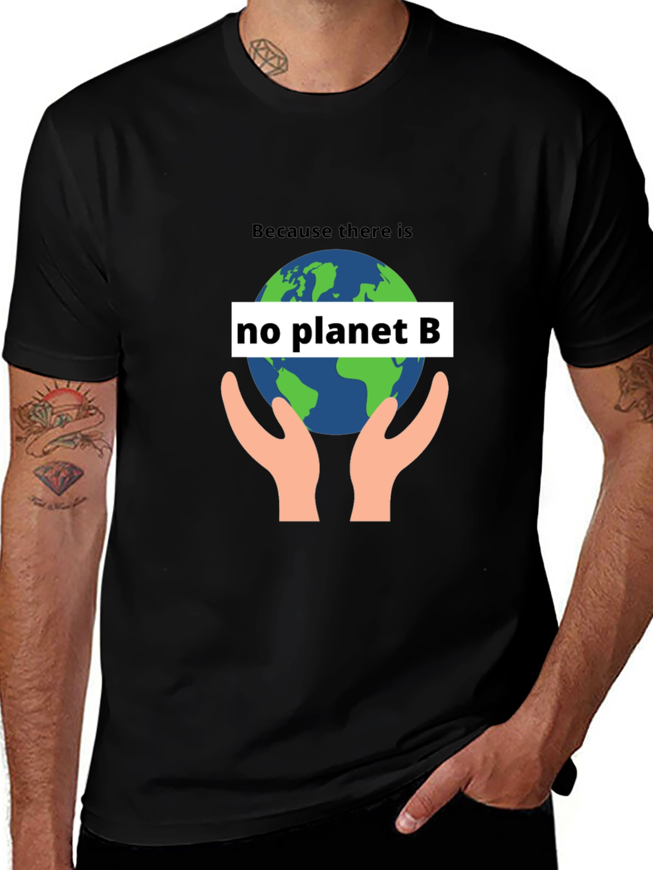 No Planet B Graphic Tee - Save the Earth T-Shirt