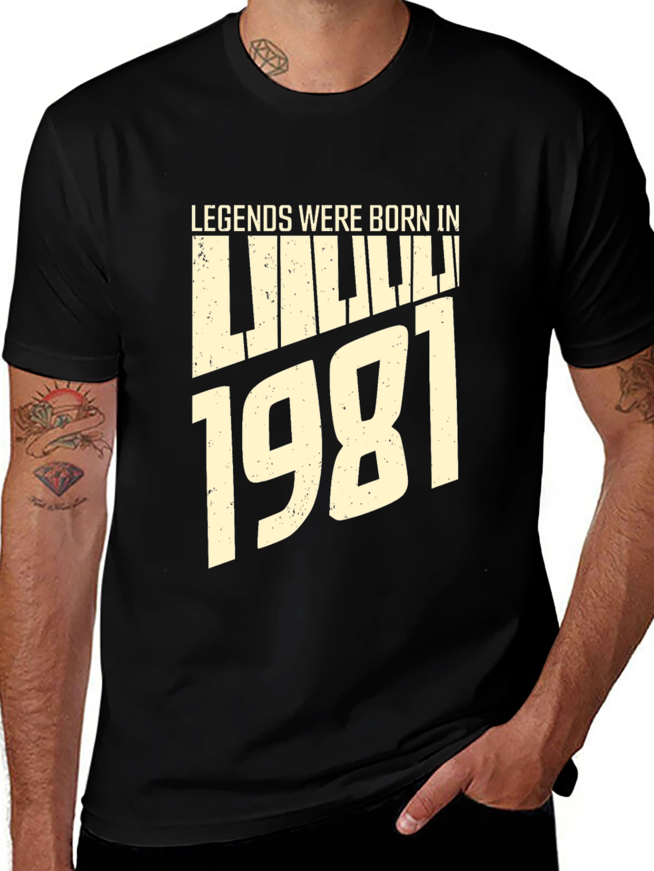 Variant 9 of Legends Born in 1981 Graphic T-Shirt