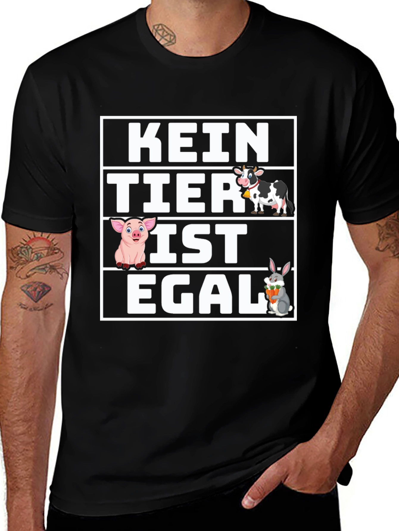 Variant 6 of Kein Tier Ist Egal Graphic Tee