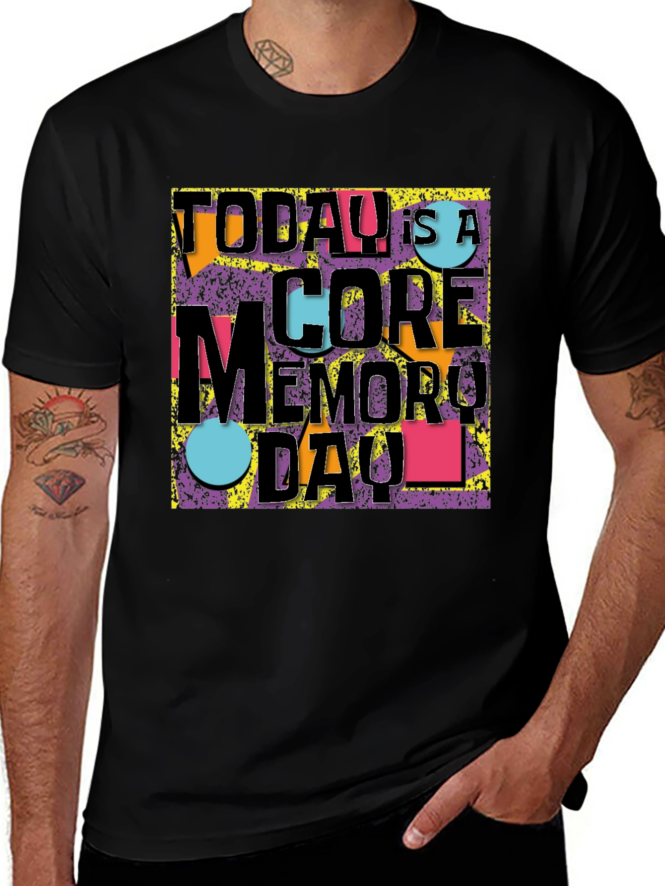 Core Memory Dad T-Shirt - 90s Retro Style