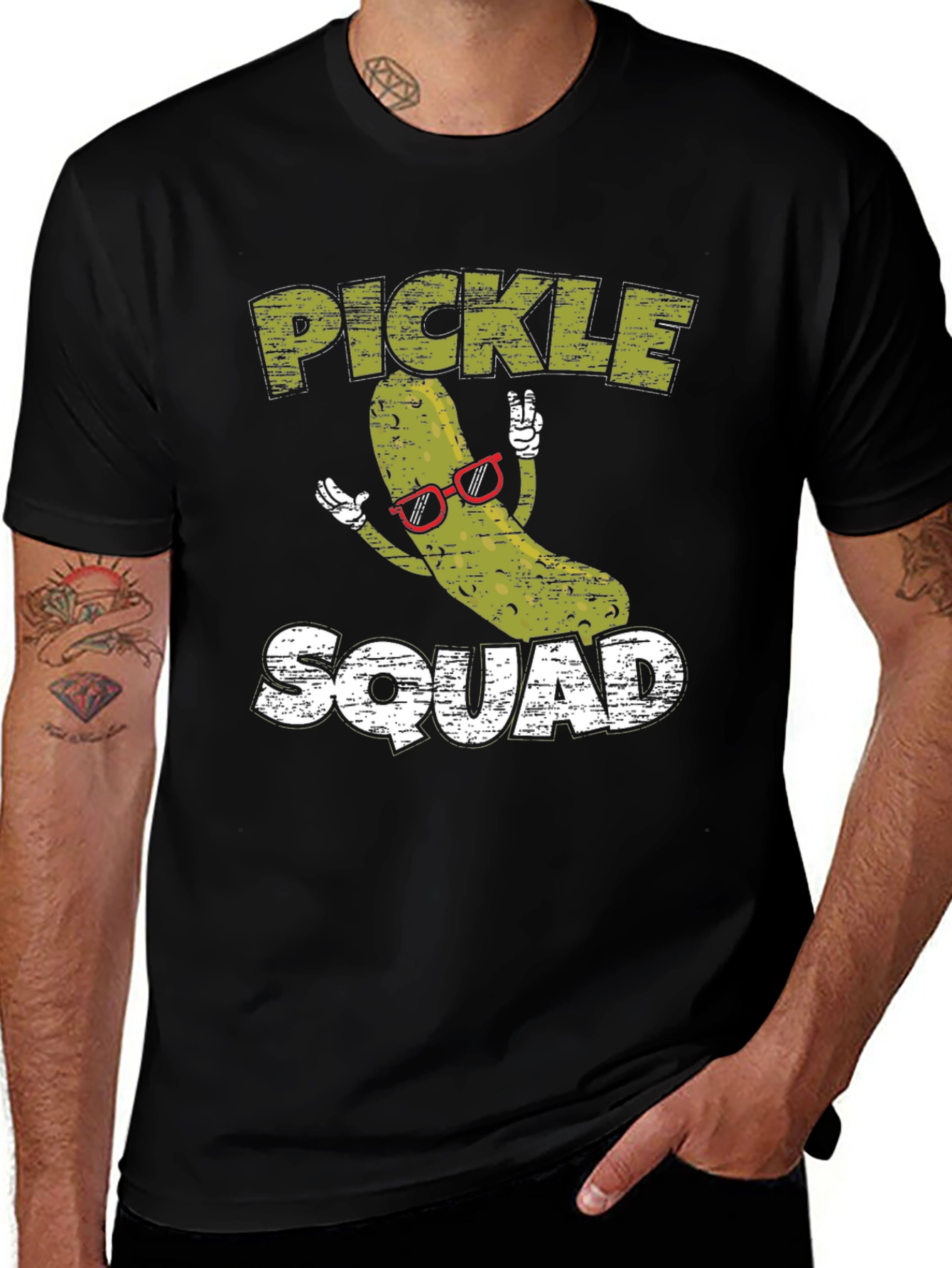 Variant 19 of Pickle Squad T-Shirt - Cool Graphic Tee