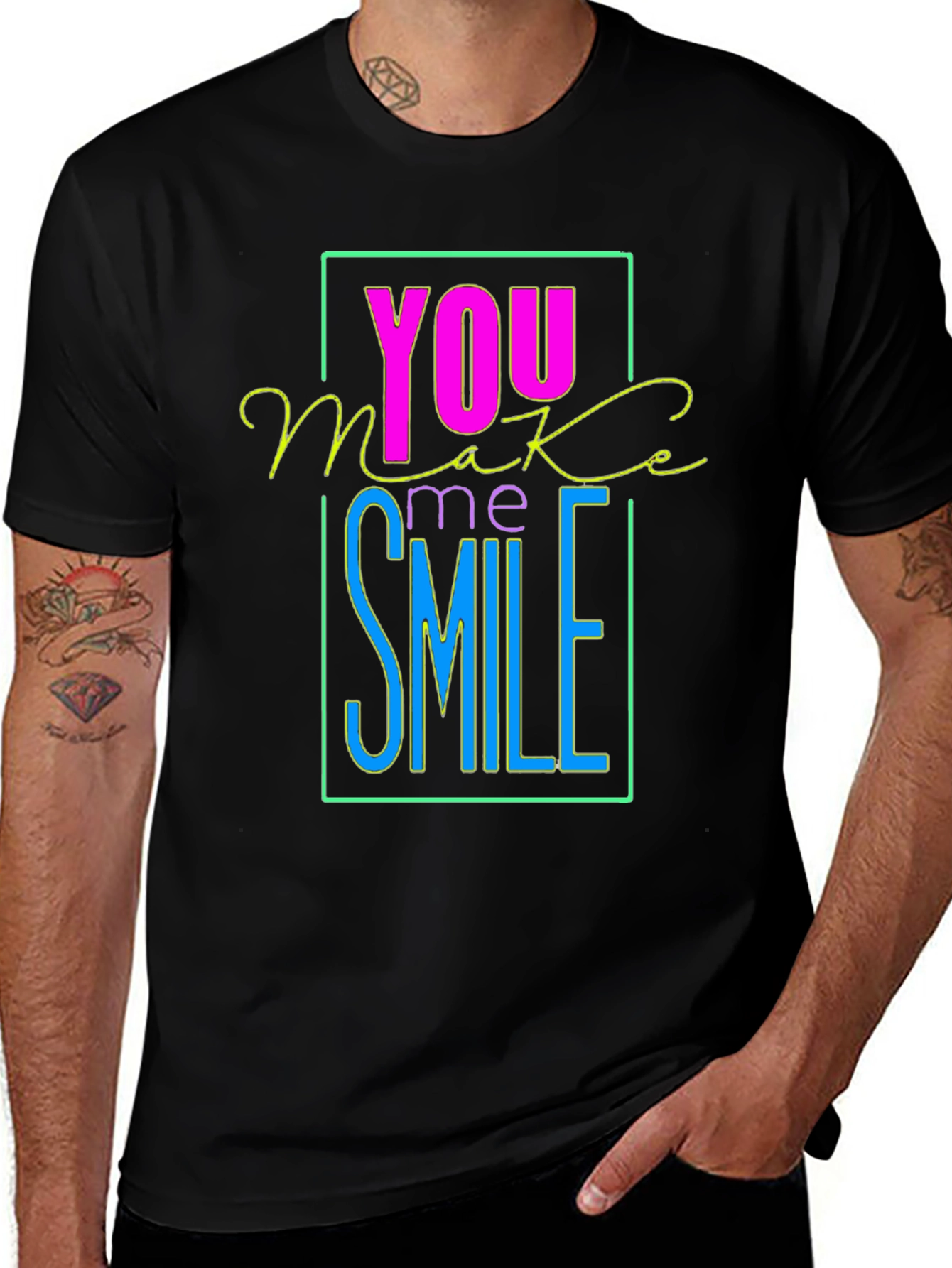 Variant 10 of You Make Me Smile Graphic T-Shirt